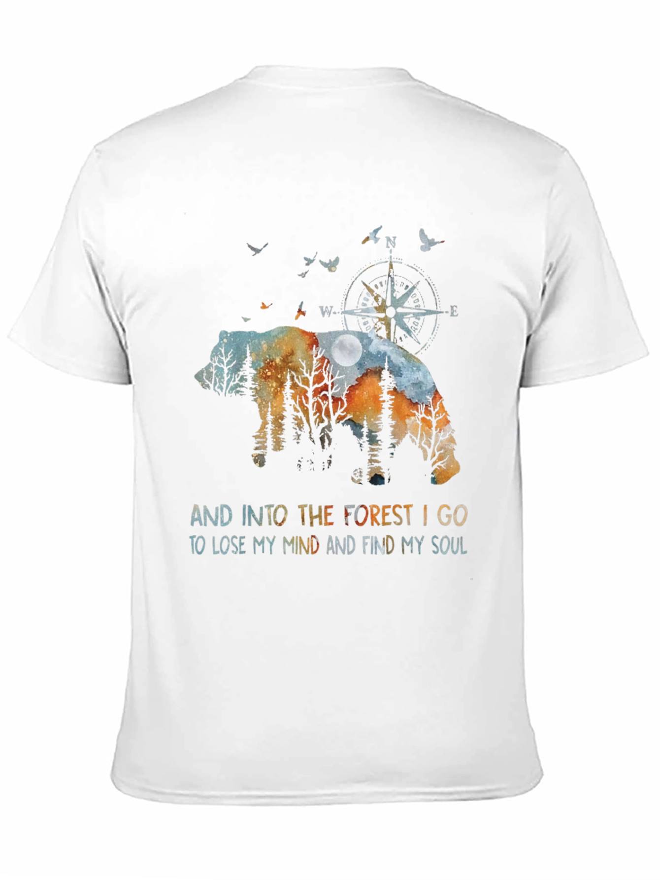 Forest Bear Graphic T-Shirt