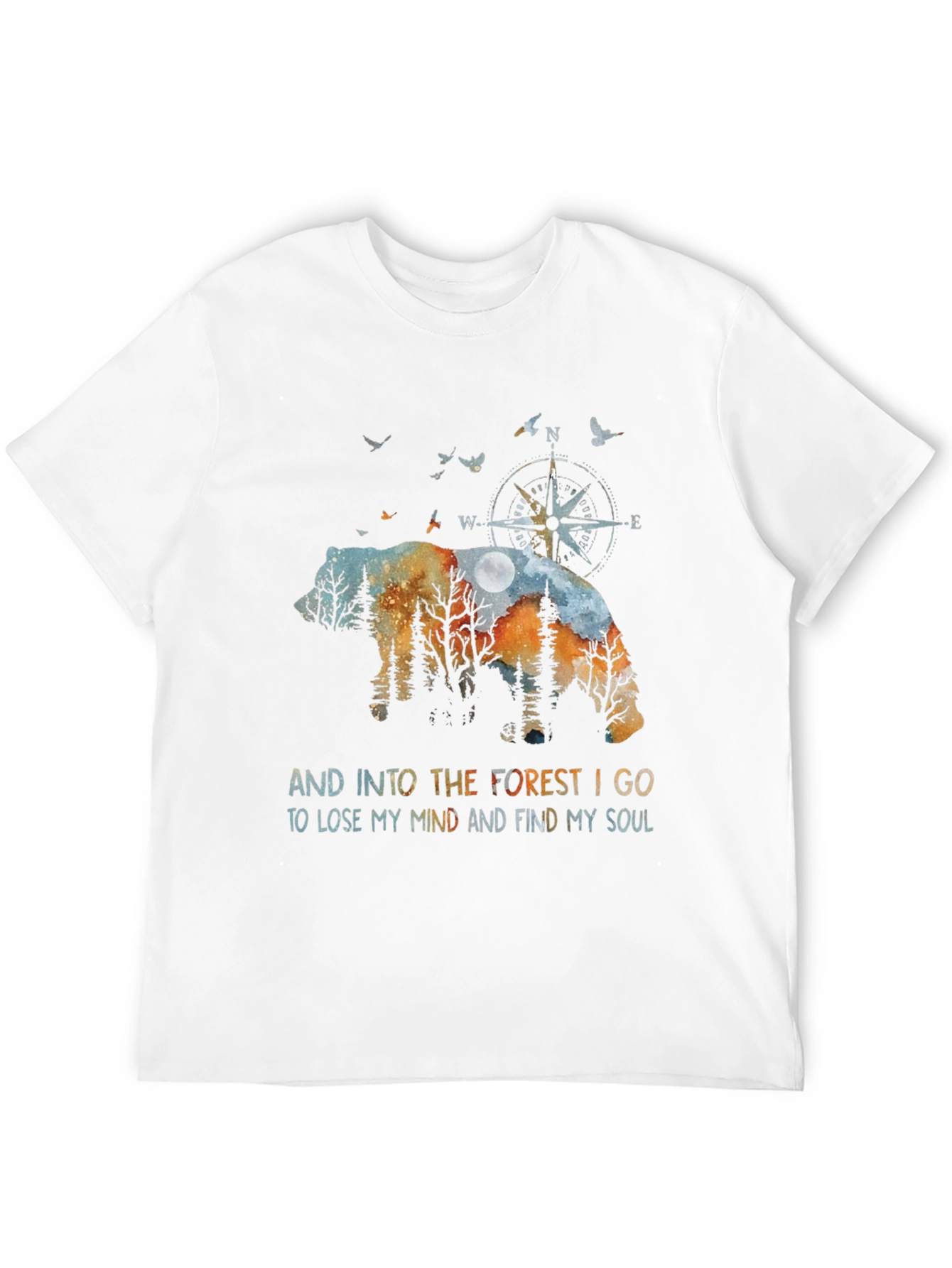 Forest Bear Graphic T-Shirt