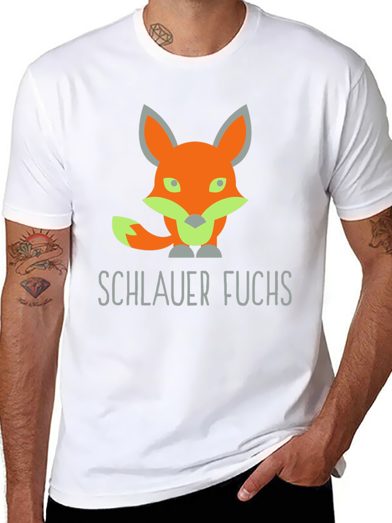 Schlauer Fuchs T-Shirt - Clever Fox Design