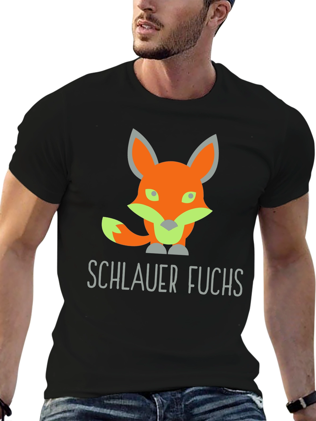 Schlauer Fuchs T-Shirt - Clever Fox Design