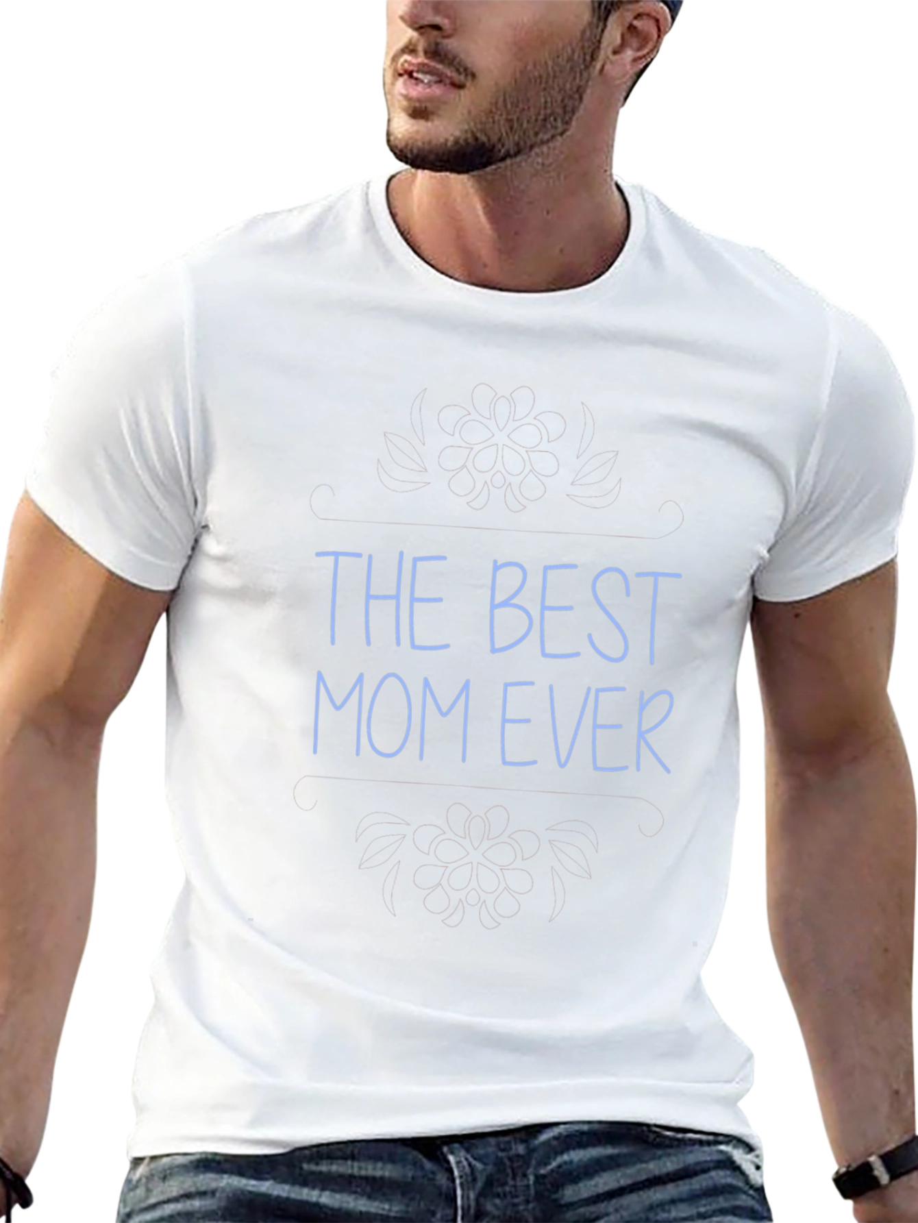 Best Mom Ever T-Shirt - Black Crew Neck Tee