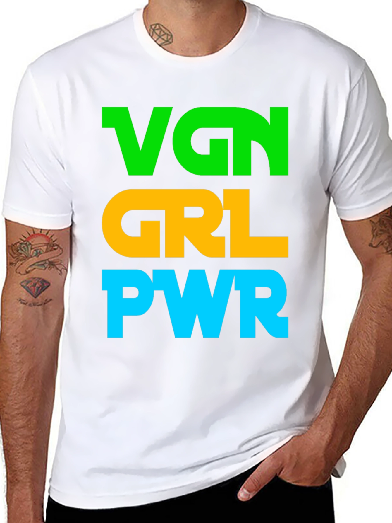 VGN GRL PWR Graphic Tee - Vegan Girl Power