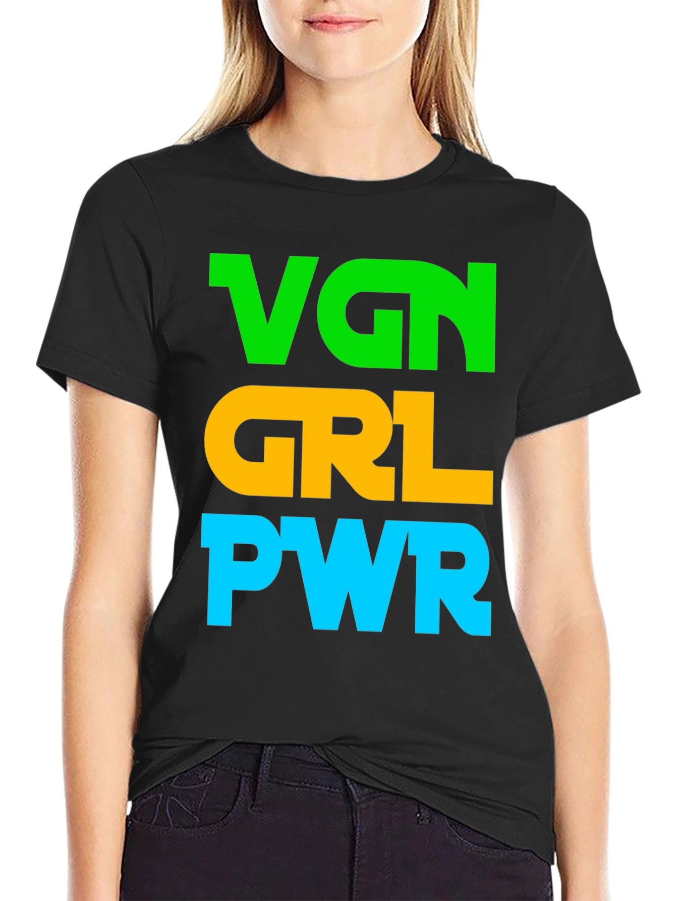 VGN GRL PWR Graphic Tee - Vegan Girl Power