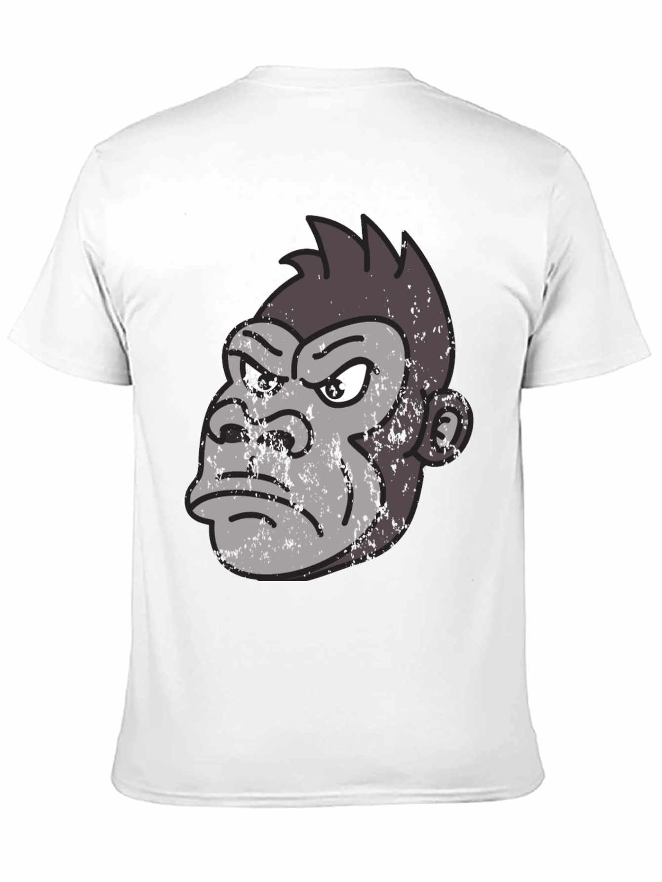Grumpy Gorilla Graphic Tee - Black Casual Shirt