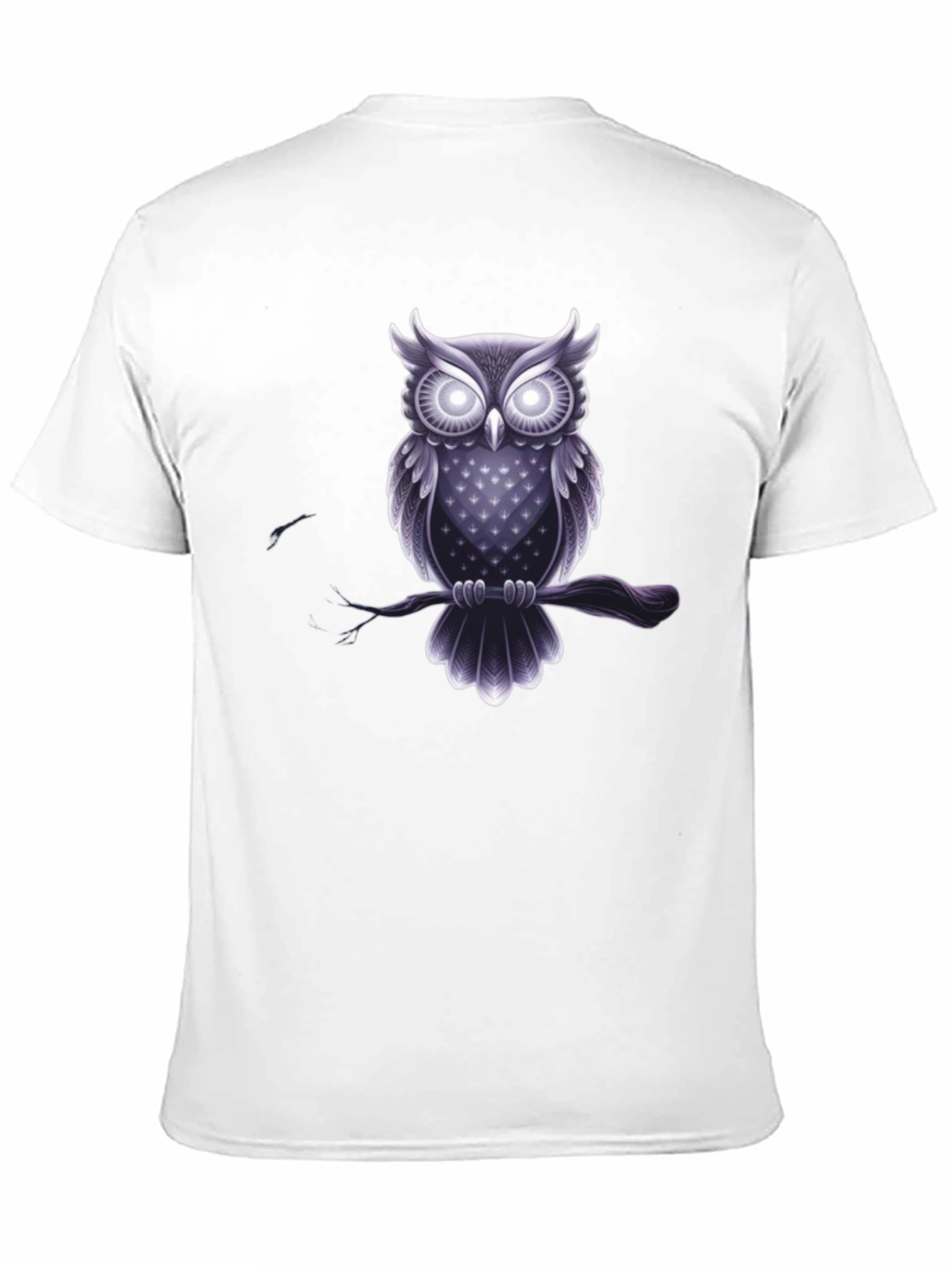 Owl Graphic Tee - Mens Black T-Shirt
