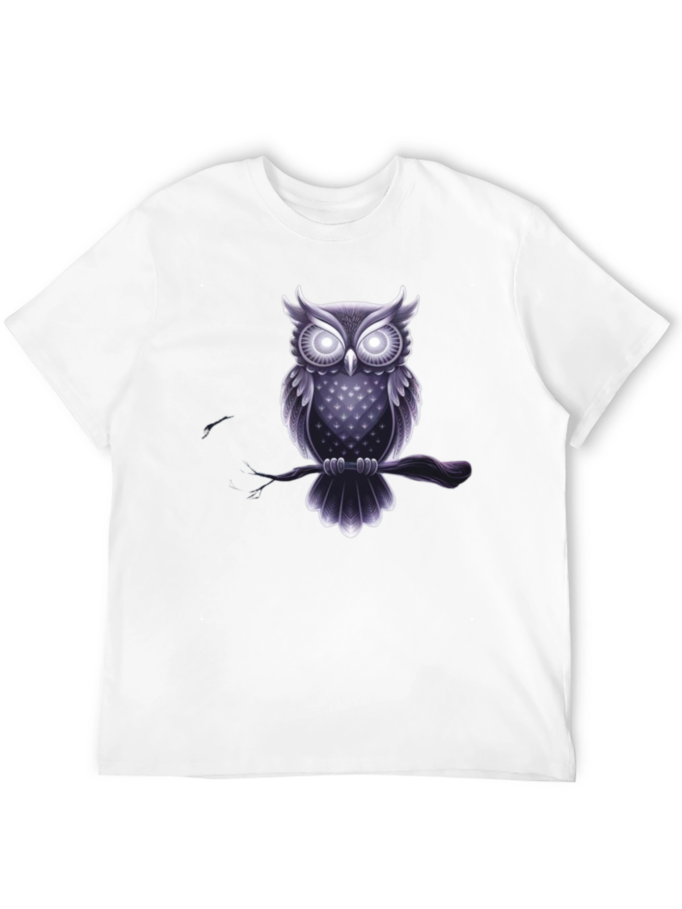 Owl Graphic Tee - Mens Black T-Shirt