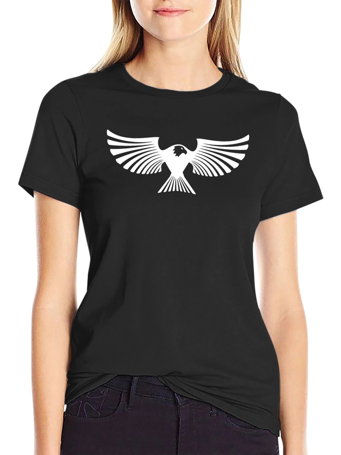 Eagle Graphic Black T-Shirt - Stylish Mens Tee