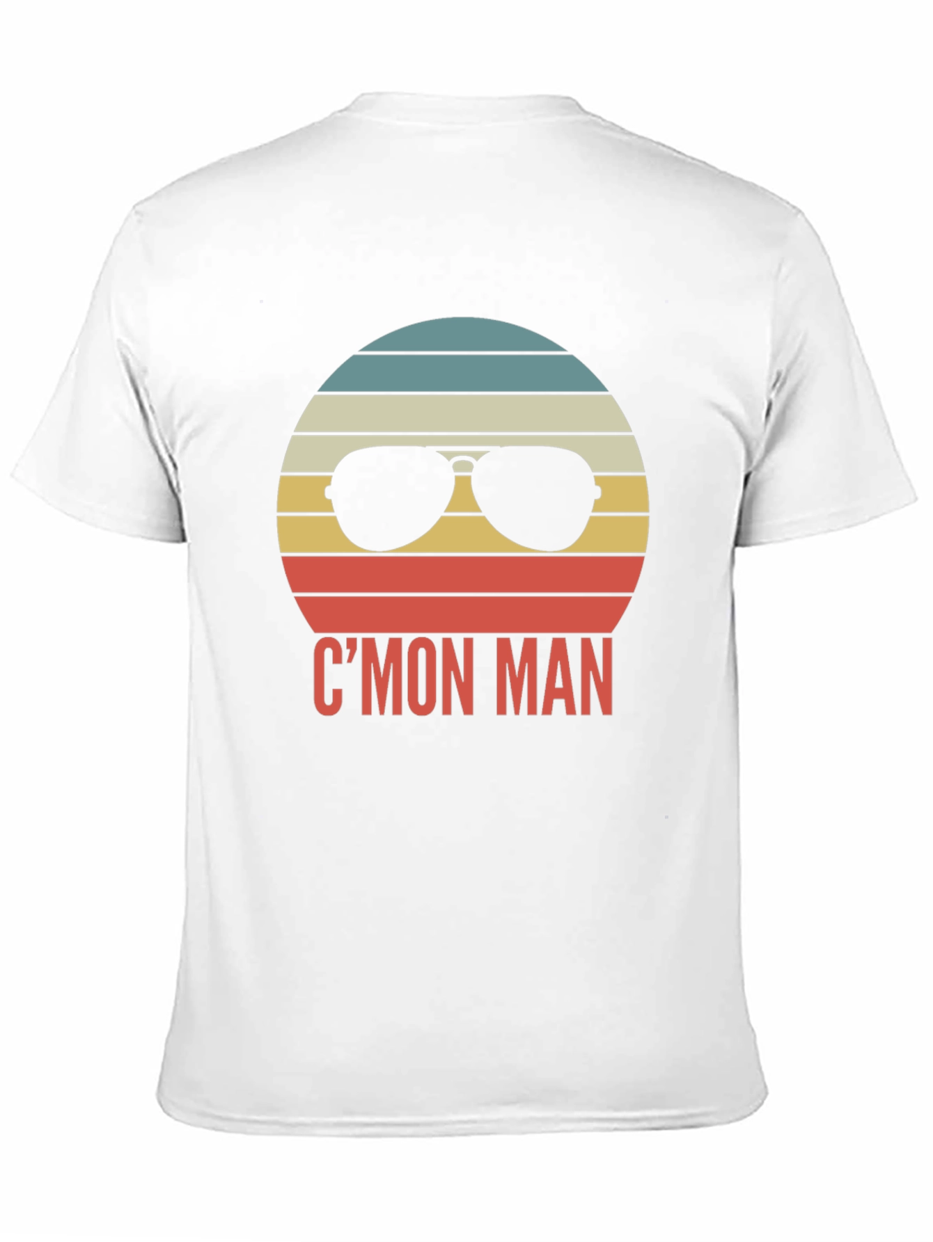 Cmon Man Retro Sunglasses Graphic T-Shirt
