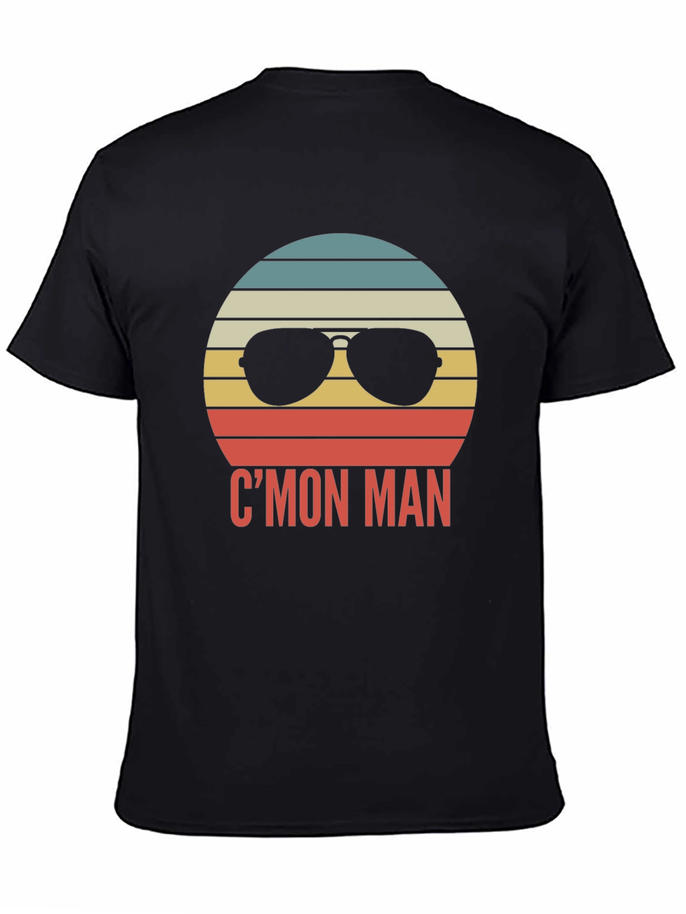 Cmon Man Retro Sunglasses Graphic T-Shirt