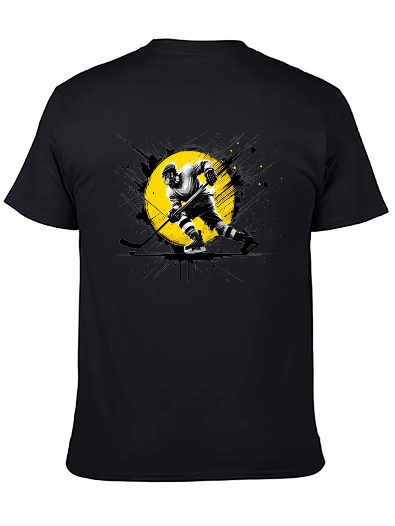Hockey Player Graphic T-Shirt