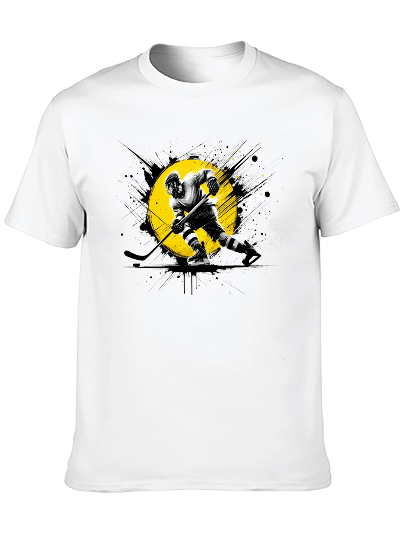Hockey Player Graphic T-Shirt