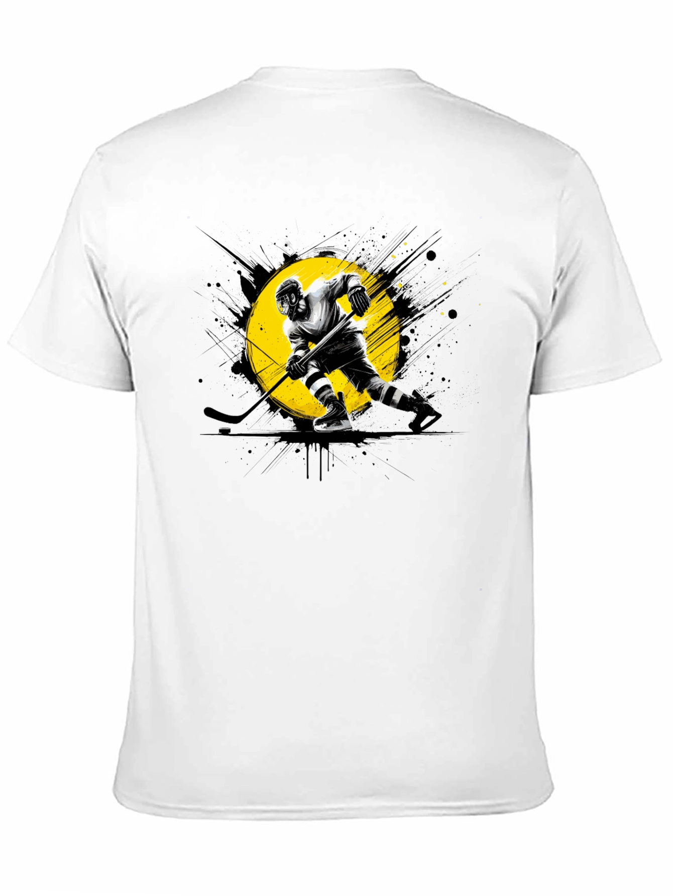 Hockey Player Graphic T-Shirt