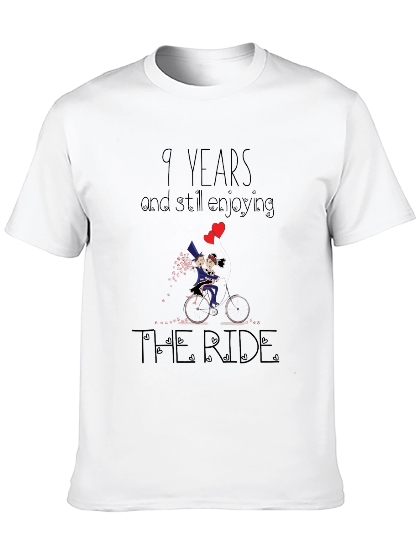 9 Years and Still Enjoying the Ride T-Shirt
