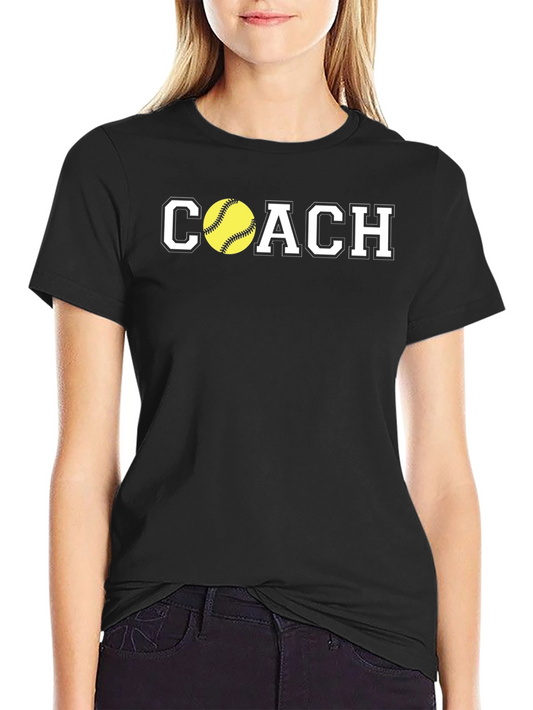 Softball Coach T-Shirt - Sports Tee
