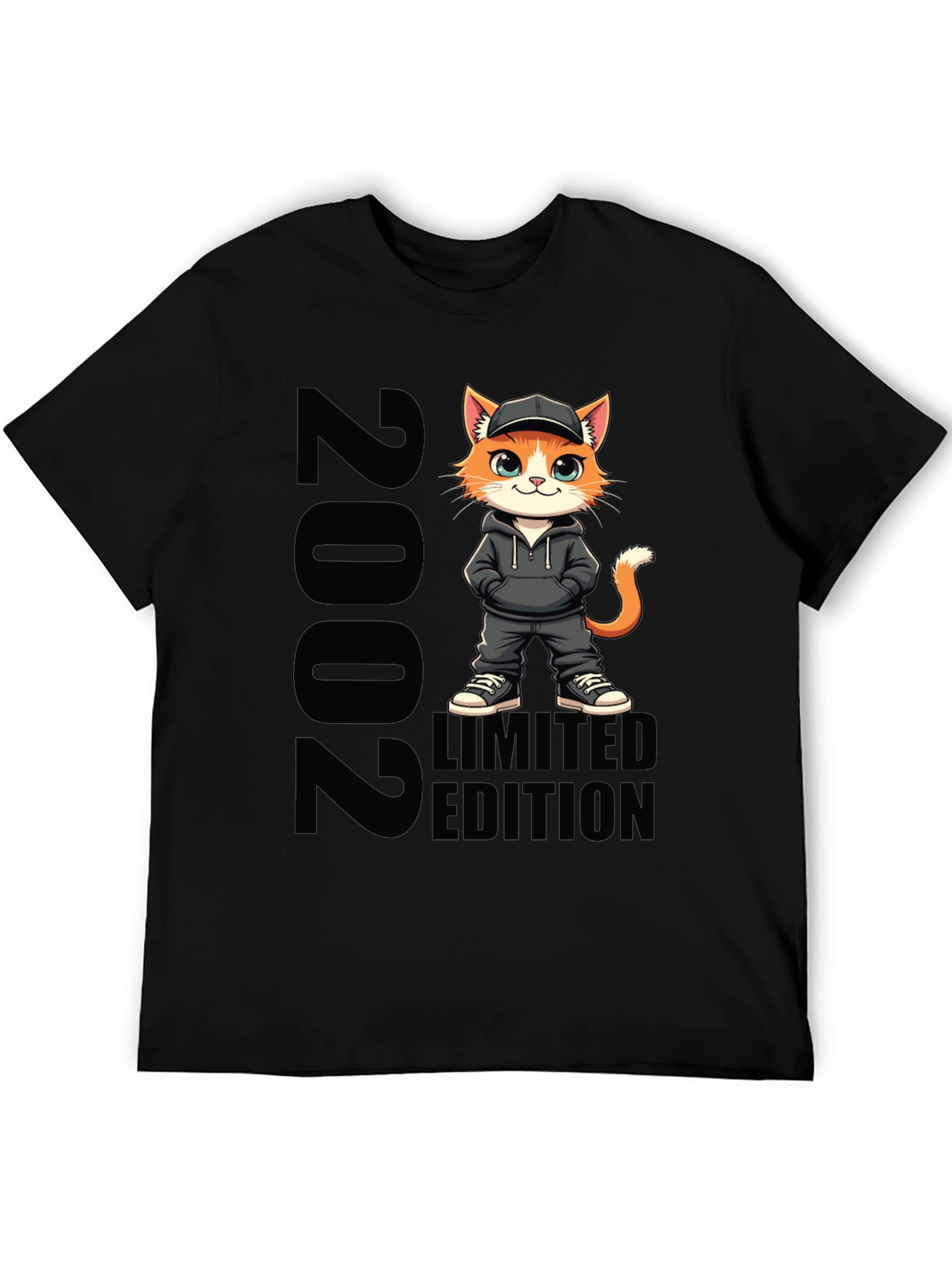 2002 Limited Edition Cat Graphic Tee