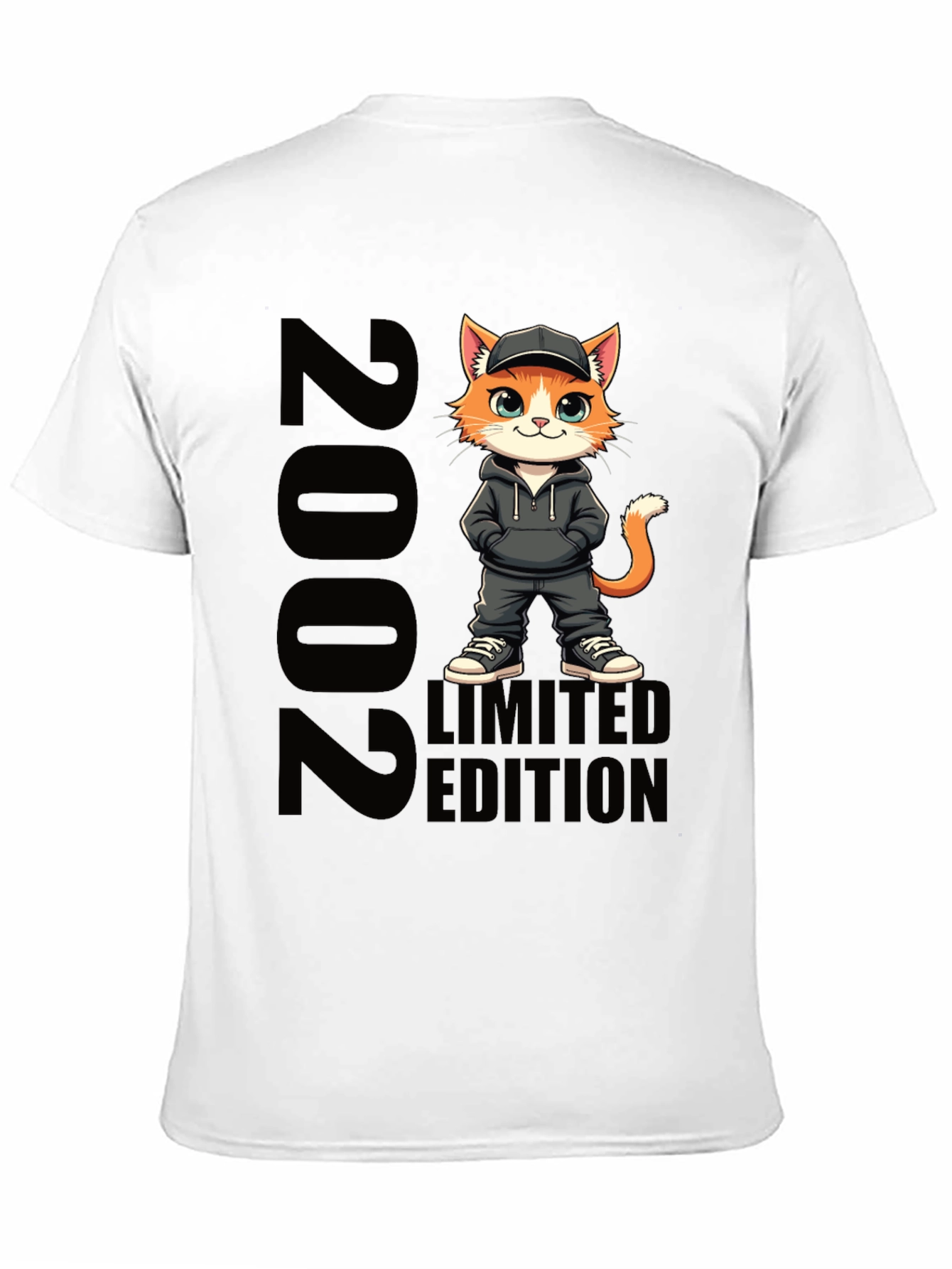 2002 Limited Edition Cat Graphic Tee