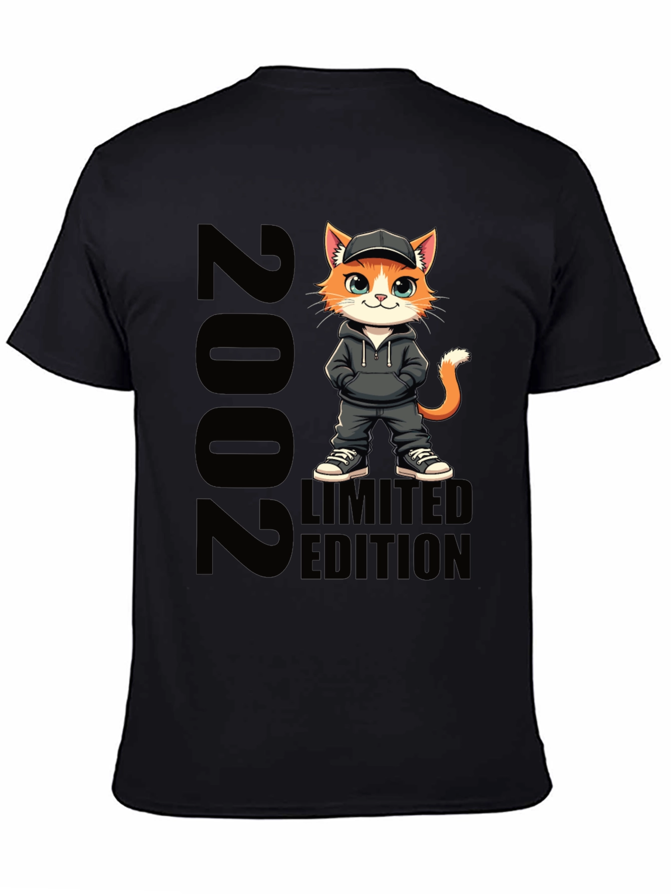 2002 Limited Edition Cat Graphic Tee