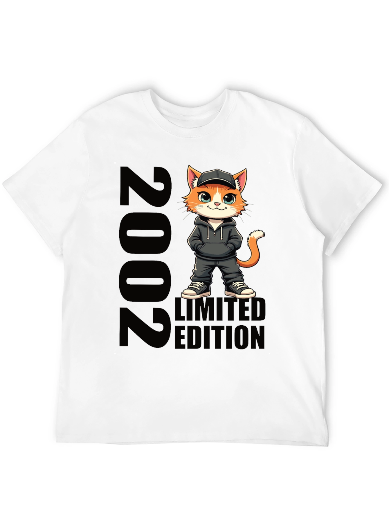 2002 Limited Edition Cat Graphic Tee