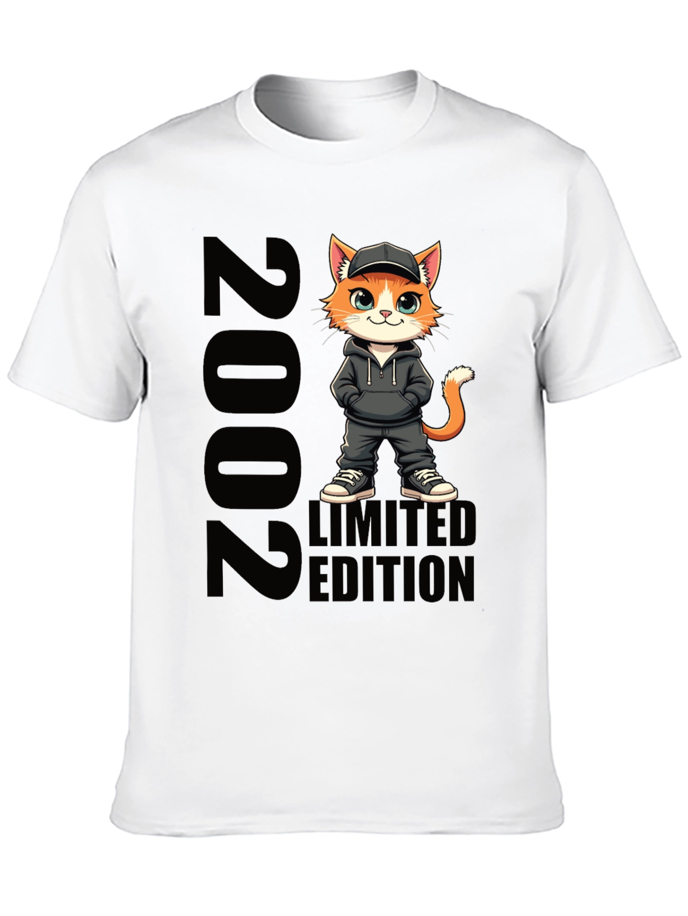 2002 Limited Edition Cat Graphic Tee