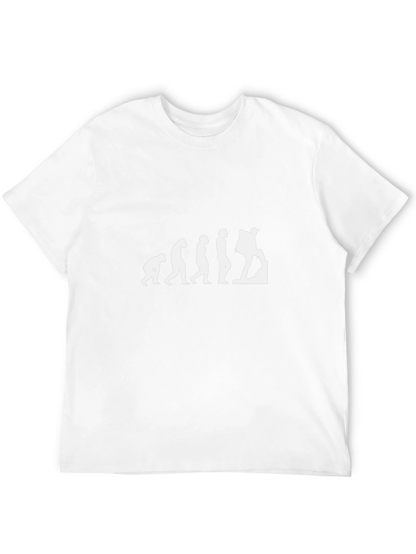 Evolution Hiker Tee - Black Cotton Climbing T-Shirt