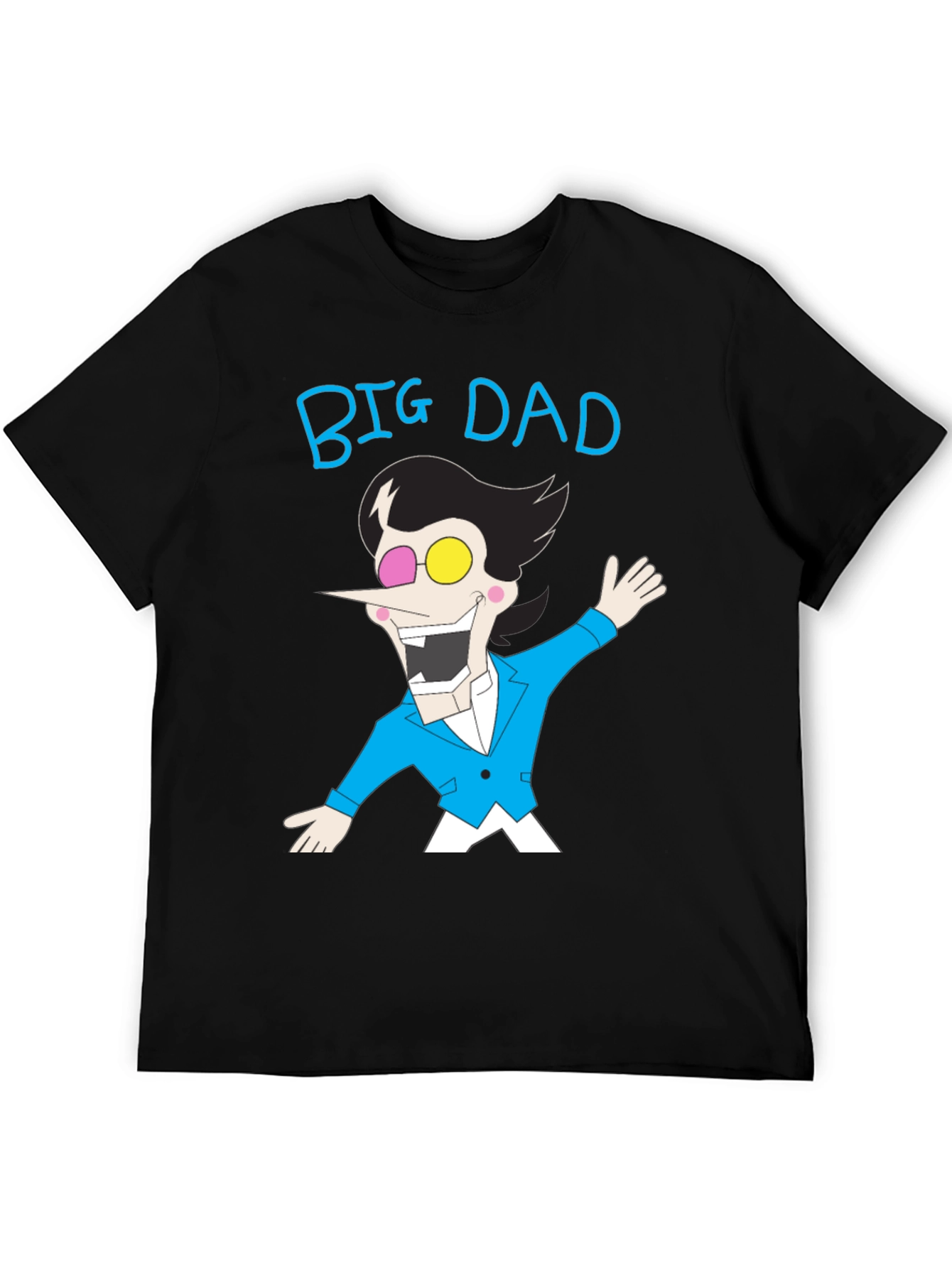 Big Dad Cartoon T-Shirt
