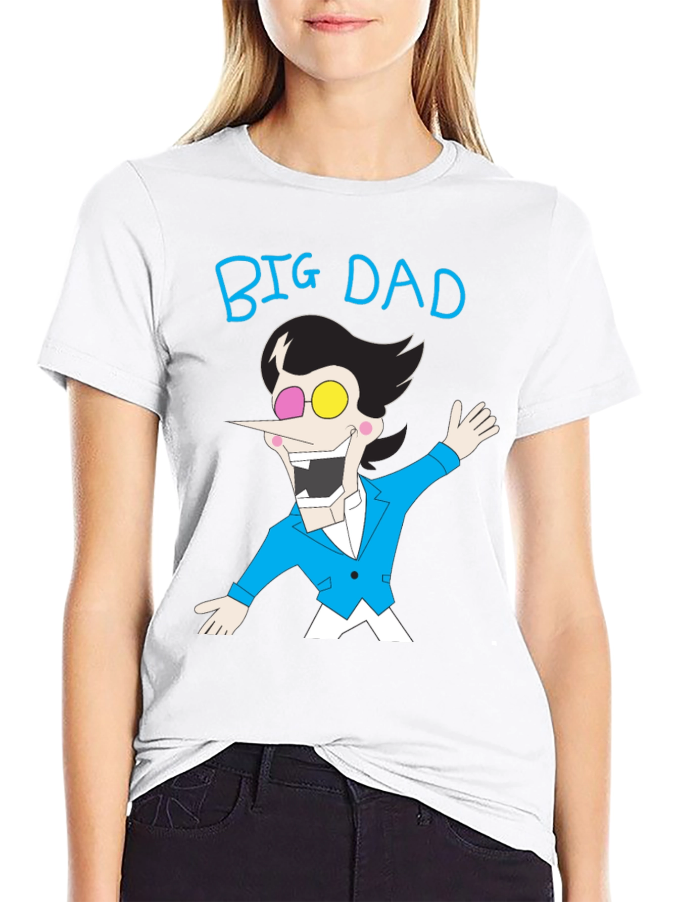 Big Dad Cartoon T-Shirt