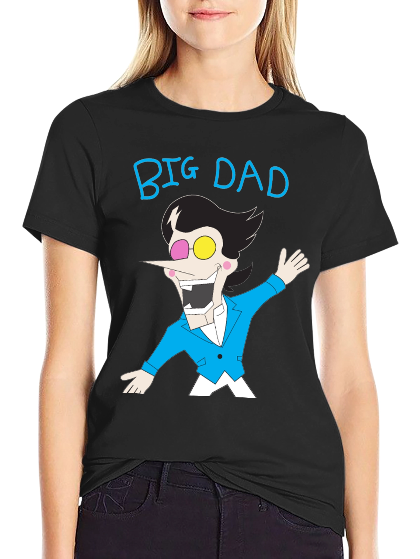 Big Dad Cartoon T-Shirt