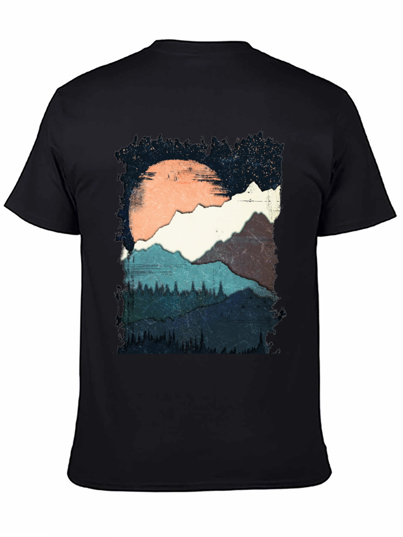 Mountain Range Graphic Tee - Nature Adventure Shirt