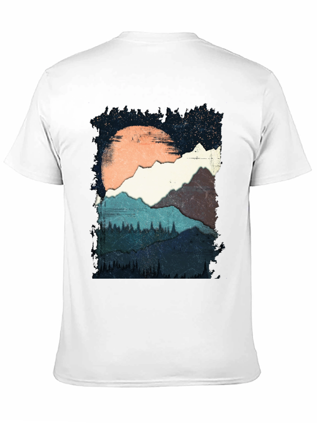Mountain Range Graphic Tee - Nature Adventure Shirt