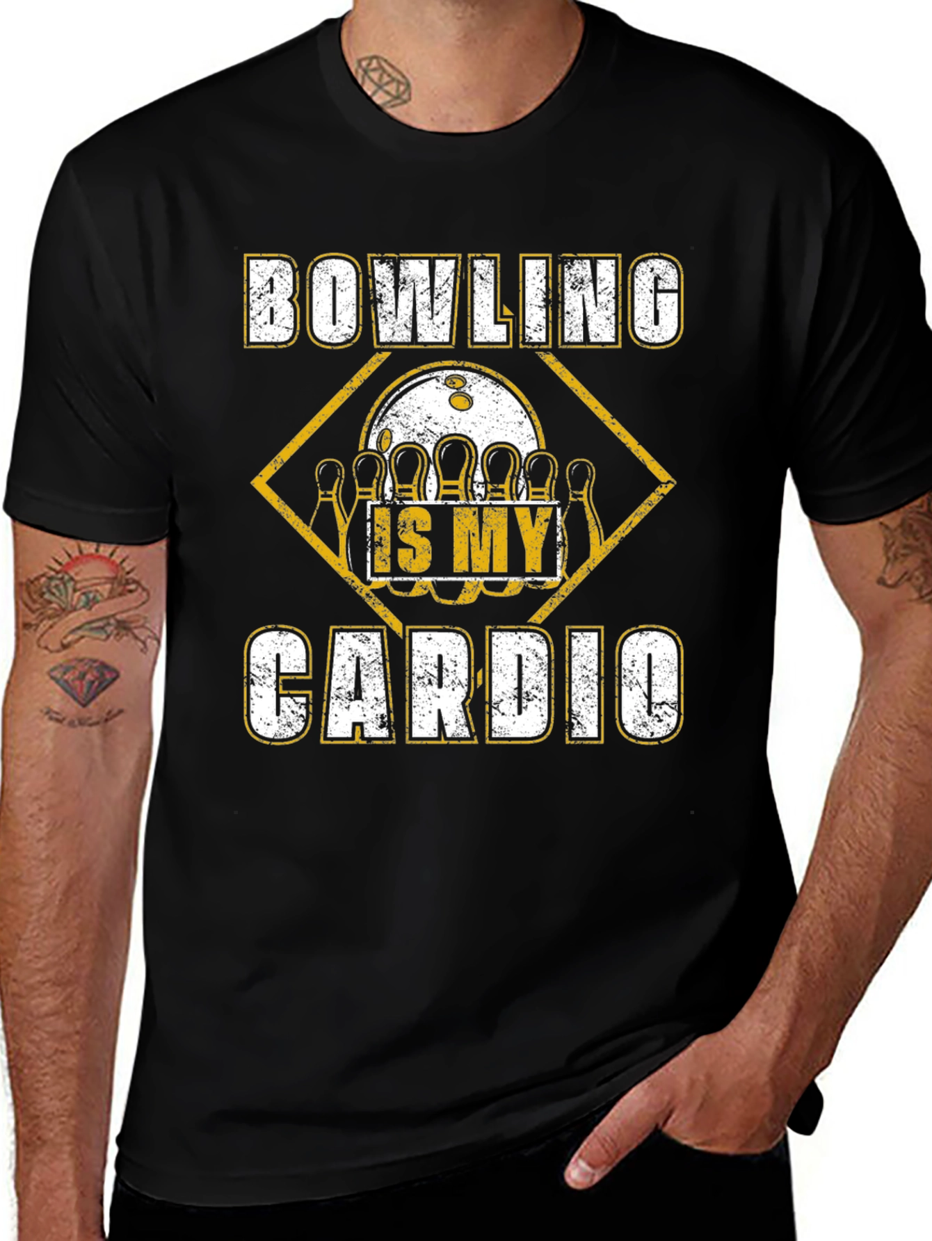 Bowling Is My Cardio Graphic Tee