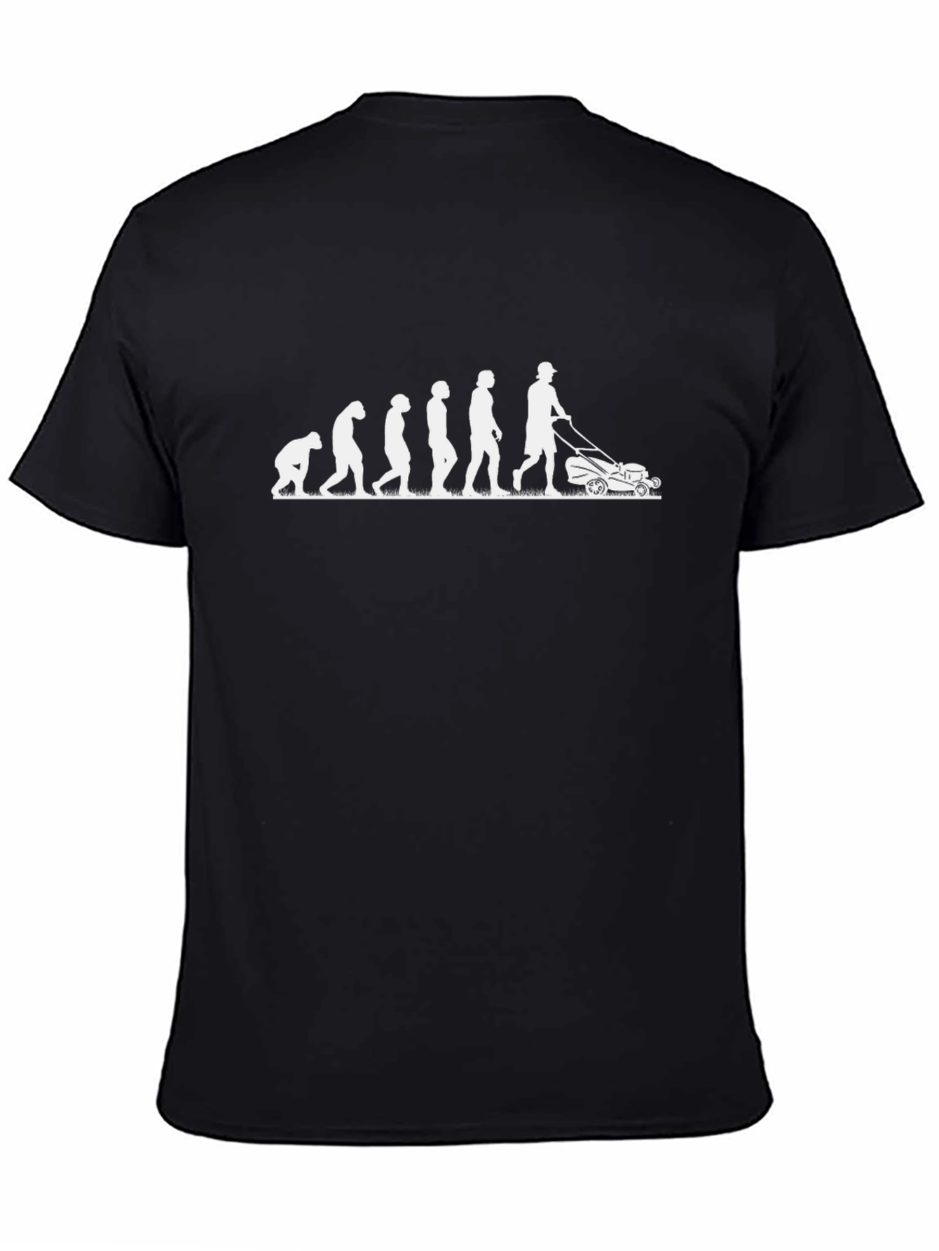 Evolution of Lawn Care T-Shirt - Black