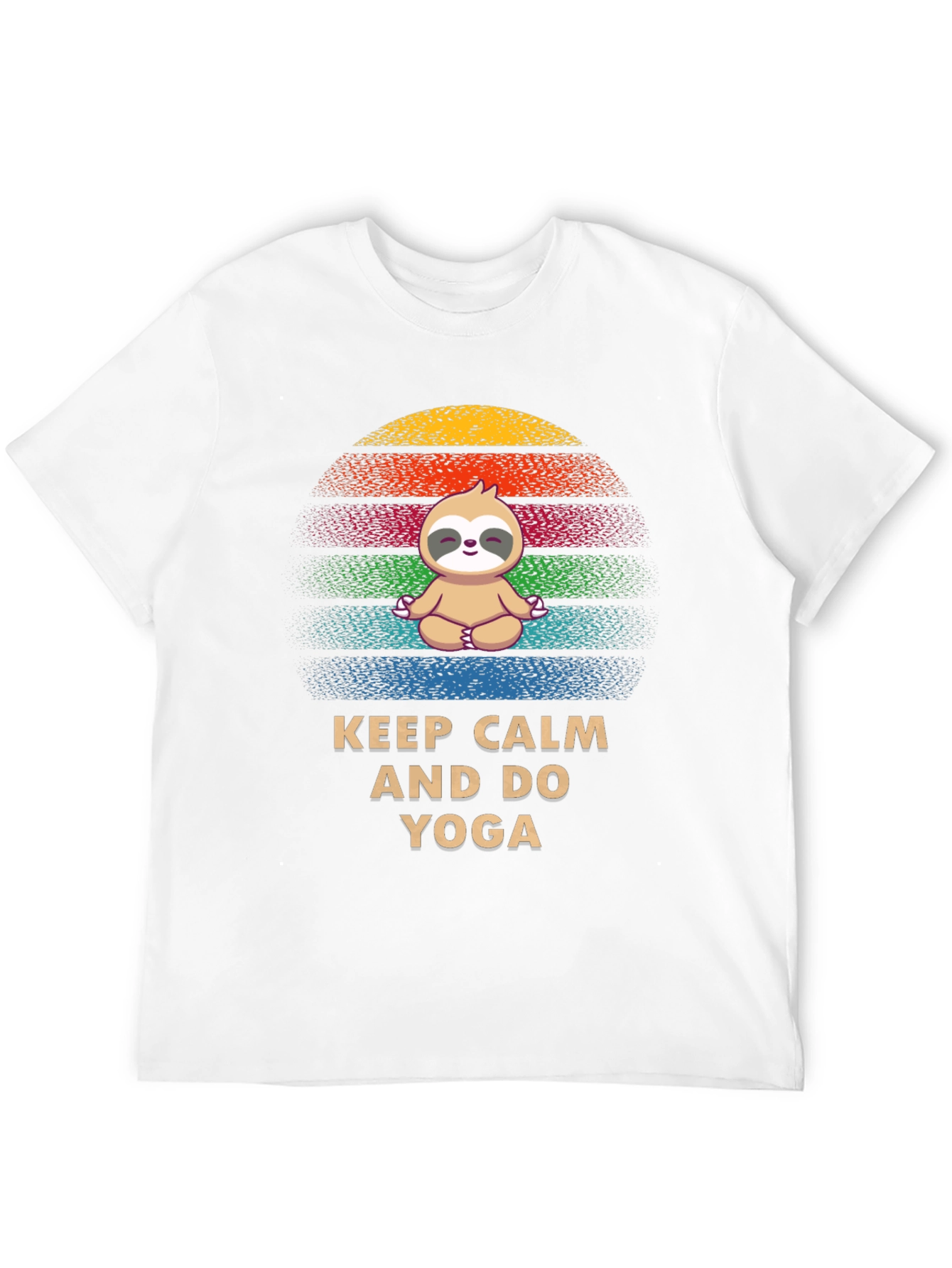 Keep Calm and Do Yoga Sloth Tee