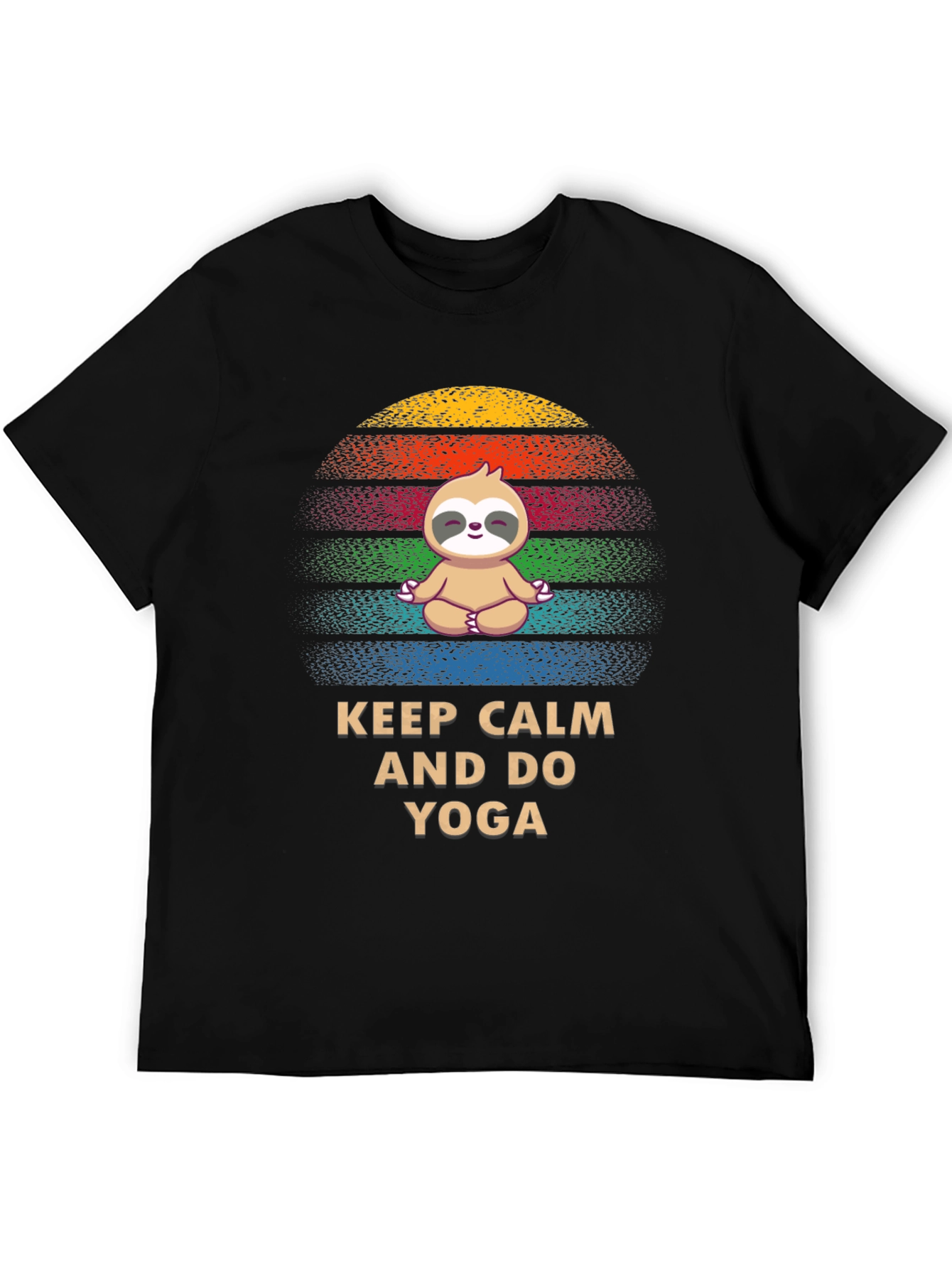 Keep Calm and Do Yoga Sloth Tee