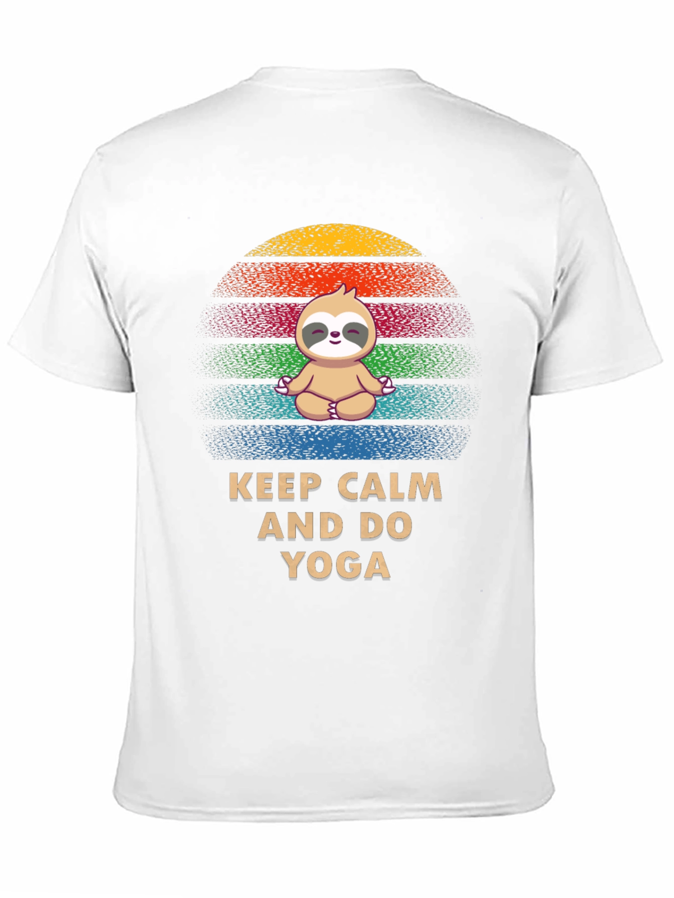 Keep Calm and Do Yoga Sloth Tee