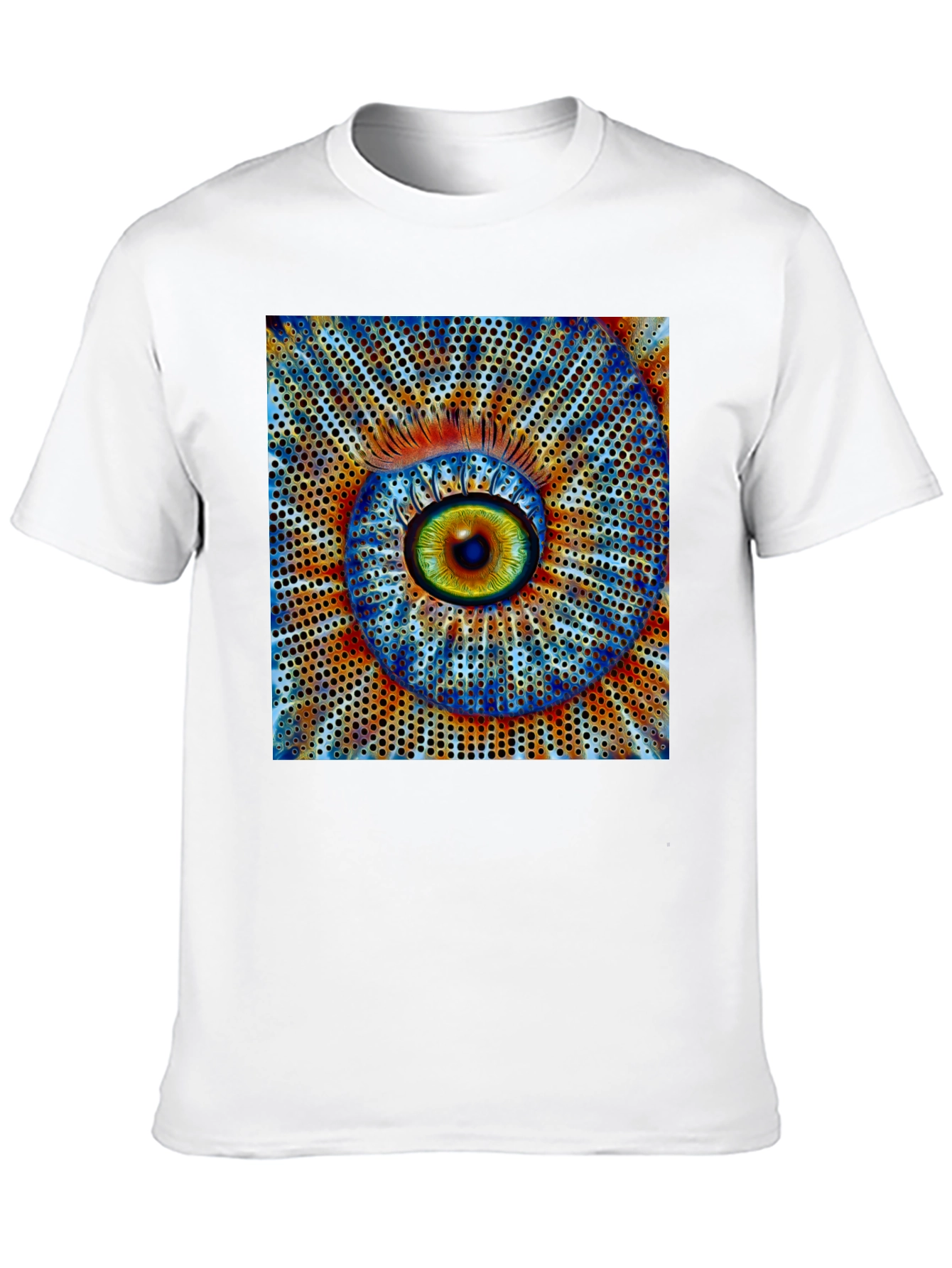 Surreal Eye Graphic Black T-Shirt