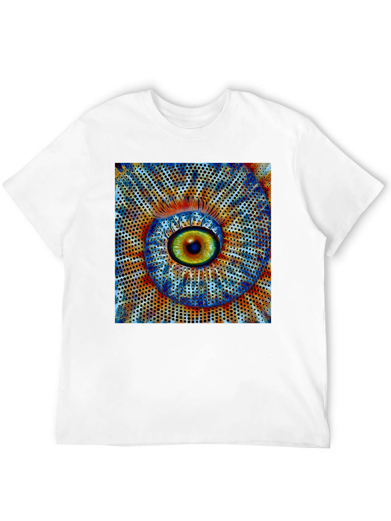 Surreal Eye Graphic Black T-Shirt