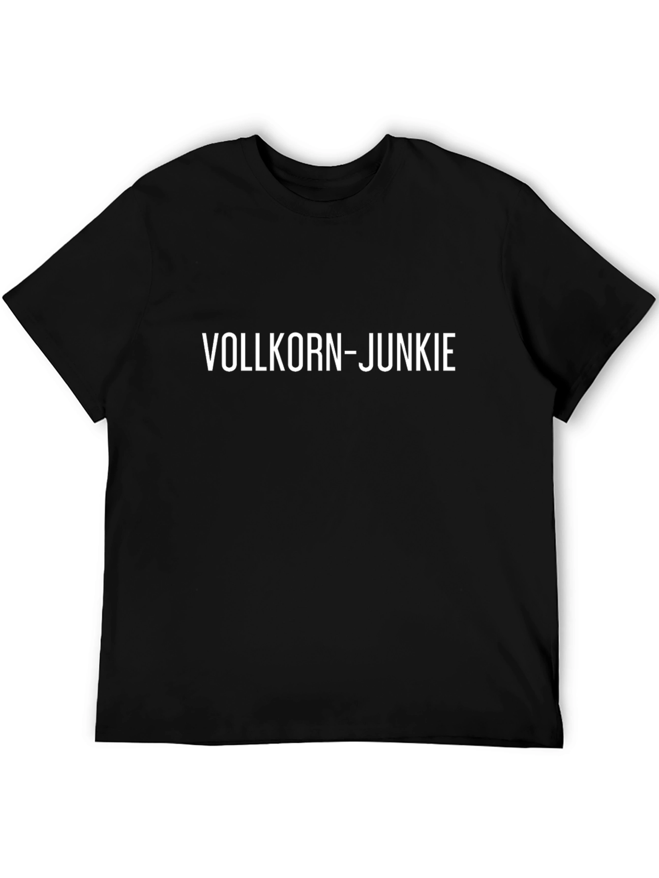 Vollkorn-Junkie Black T-Shirt