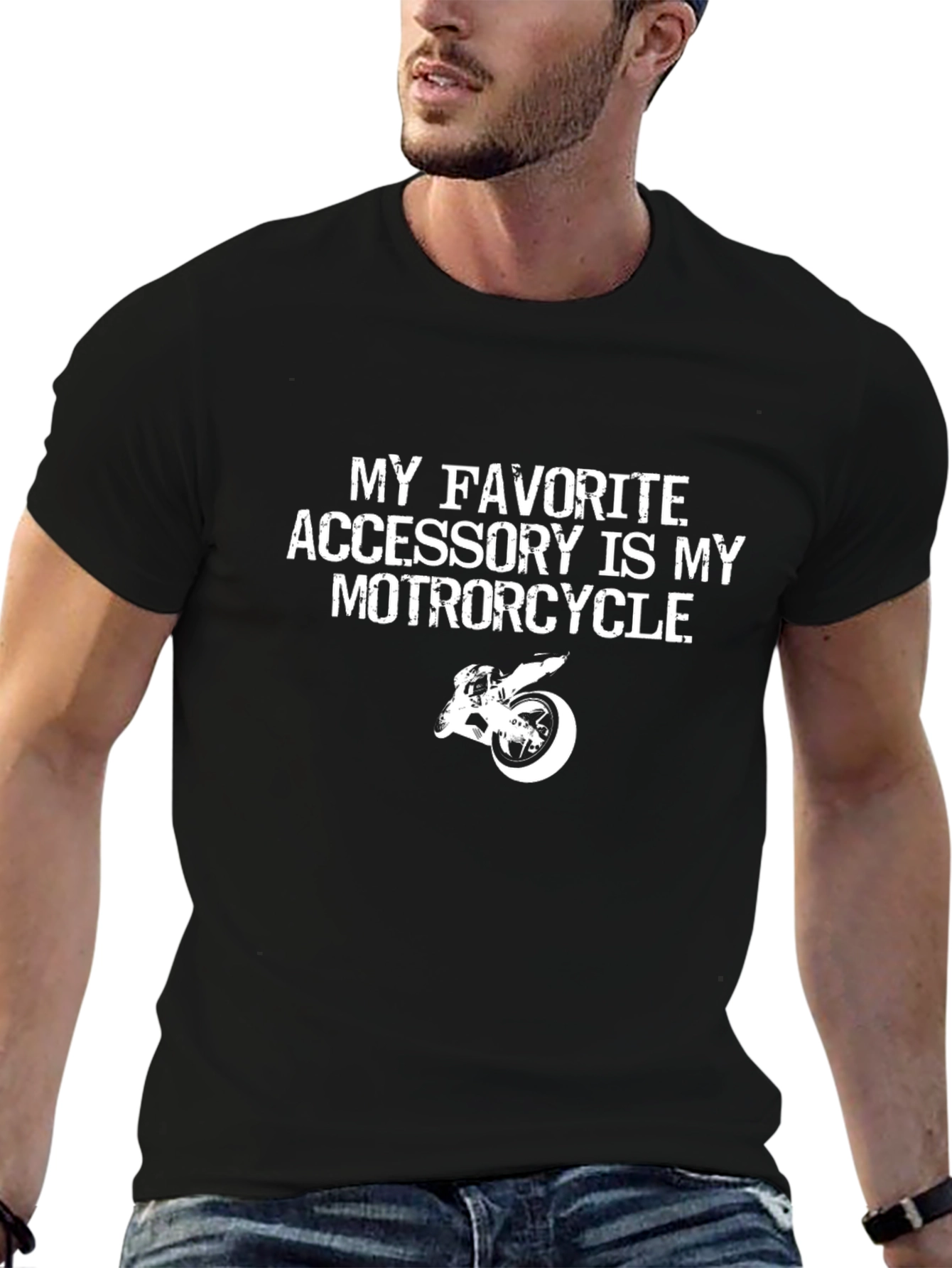 Motorcycle Lover Black T-Shirt
