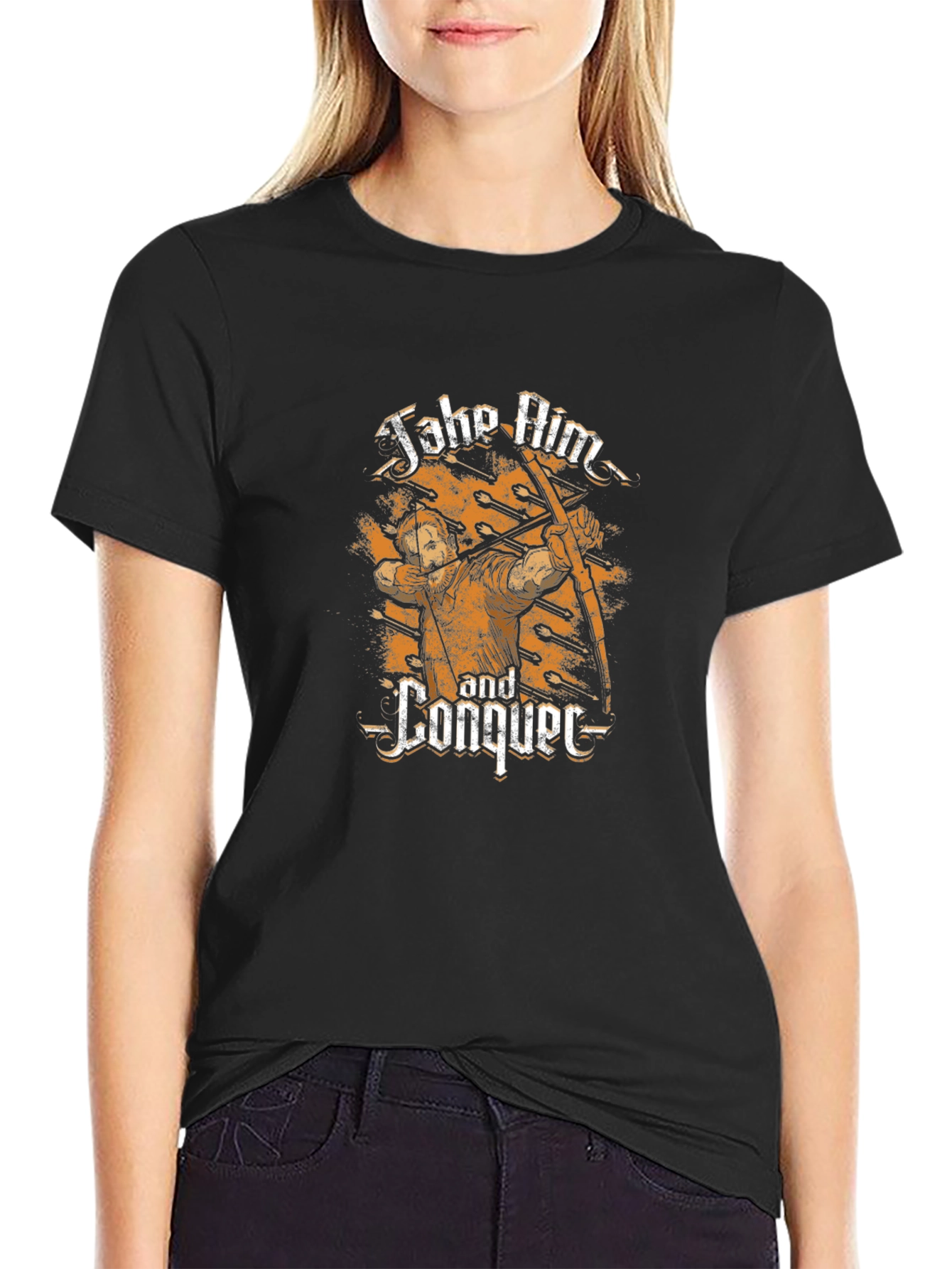 Take Aim & Conquer T-Shirt - Archery Graphic Tee