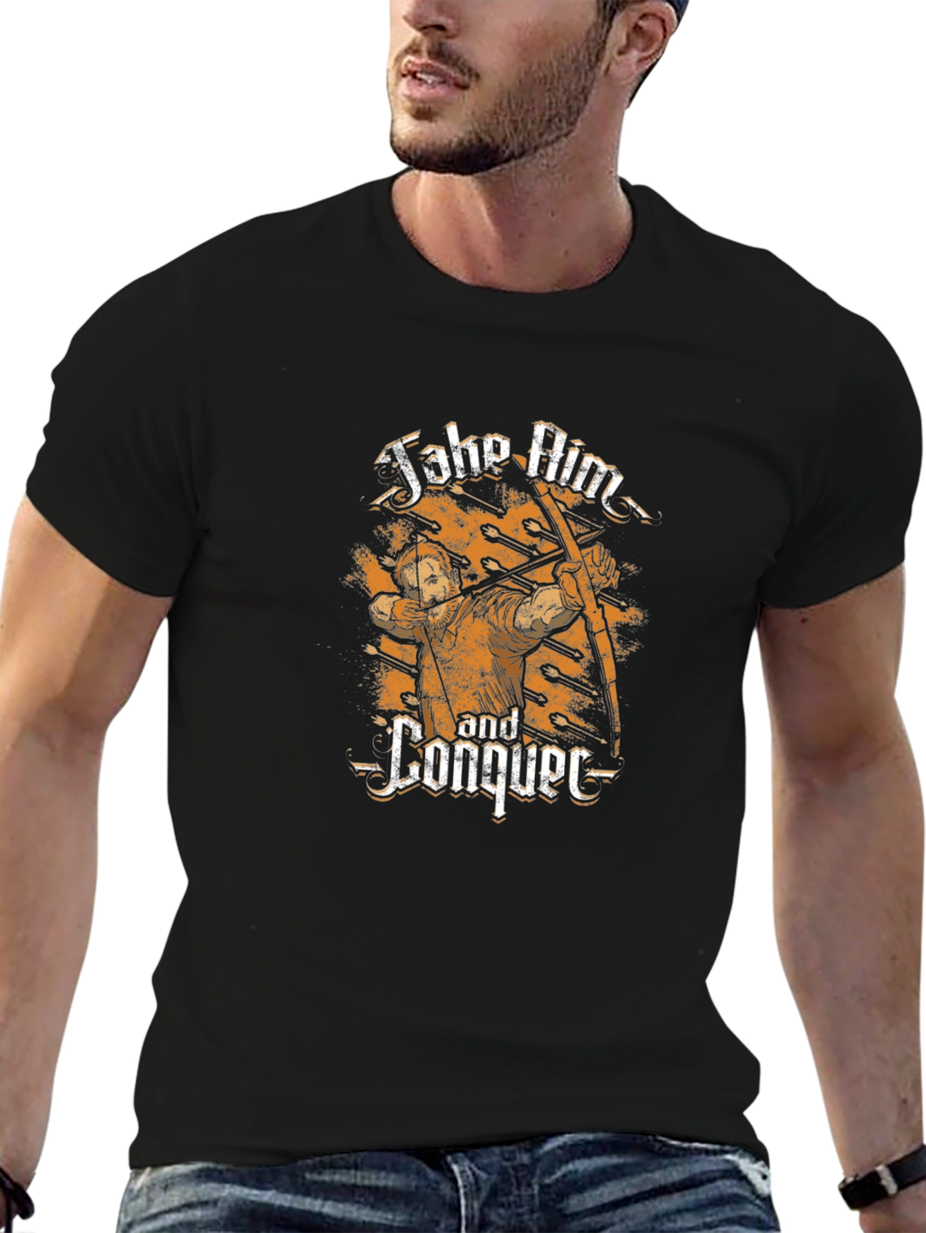 Take Aim & Conquer T-Shirt - Archery Graphic Tee