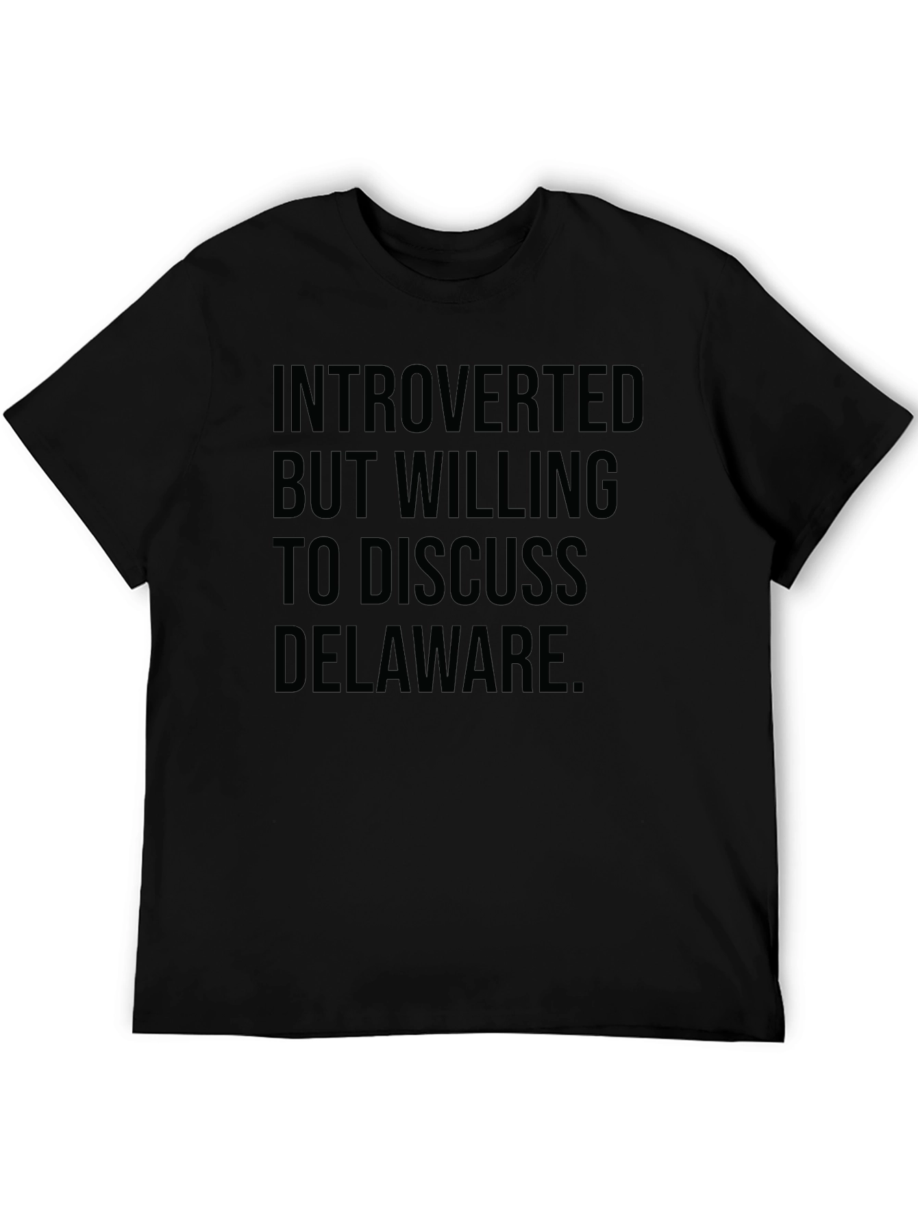 Introverted Delaware T-Shirt - Sarcastic Tee