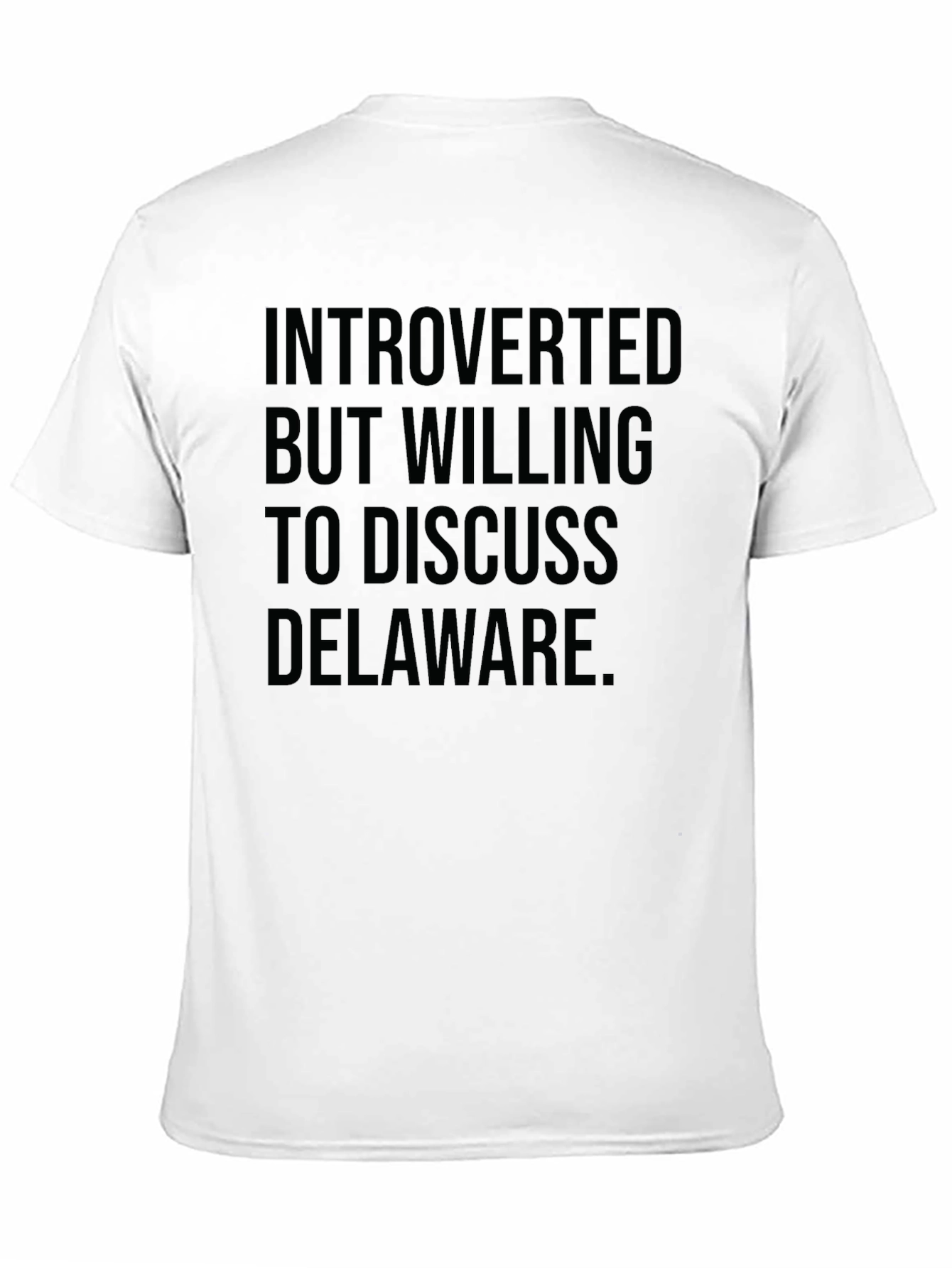 Introverted Delaware T-Shirt - Sarcastic Tee