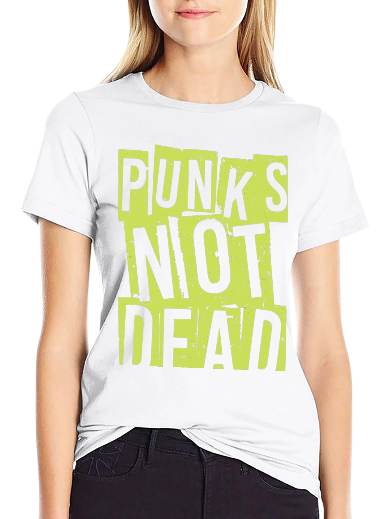 Punks Not Dead Graphic Tee - Mens Black T-Shirt