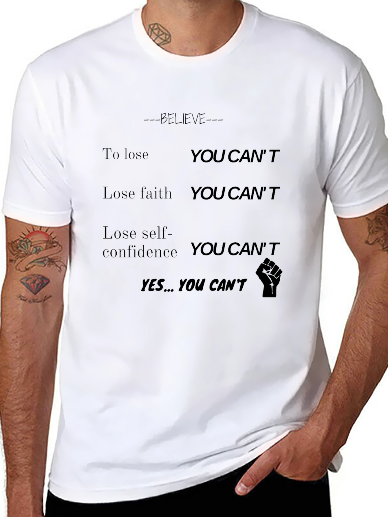Believe T-Shirt - Inspirational Graphic Tee