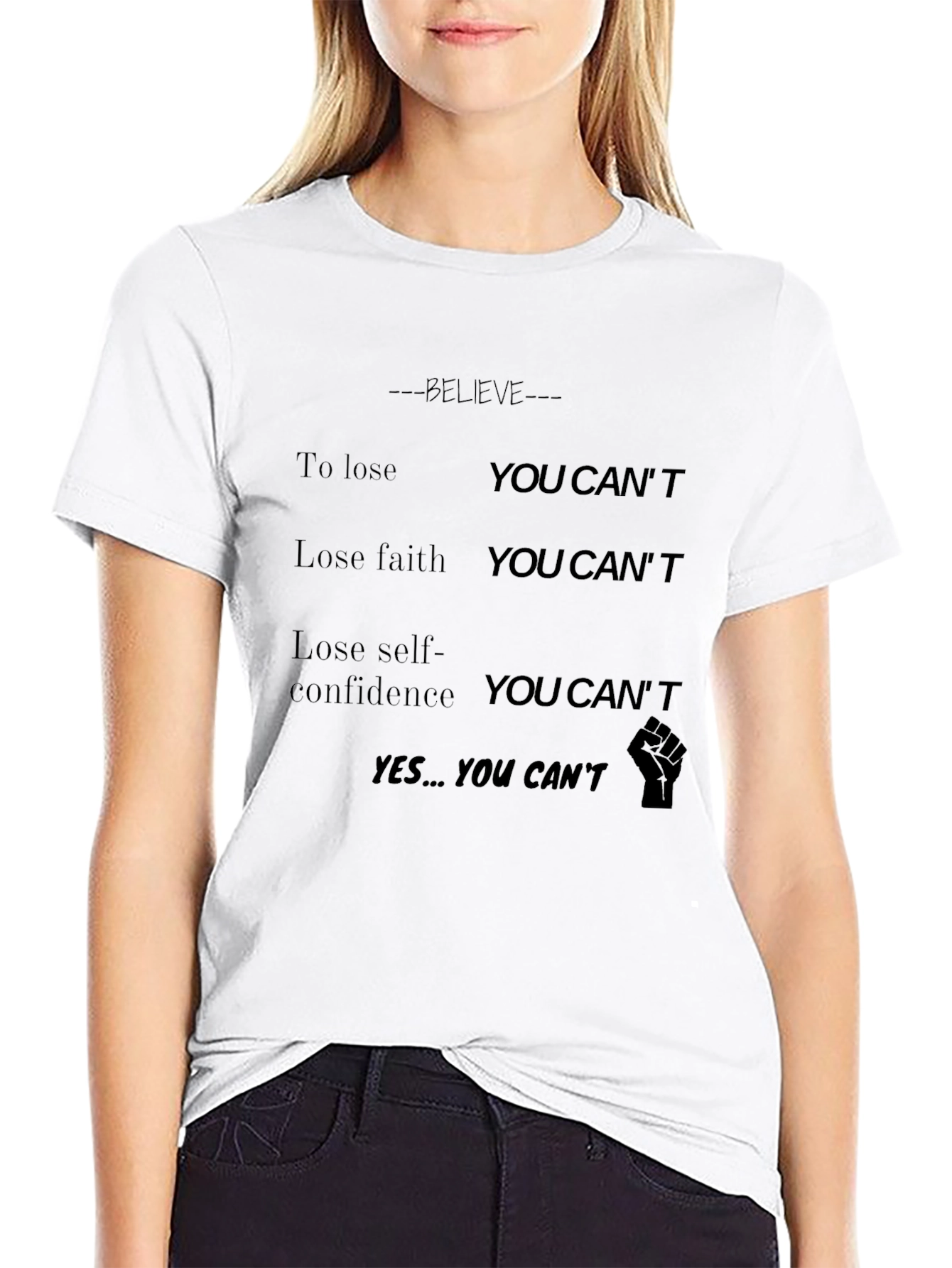 Believe T-Shirt - Inspirational Graphic Tee