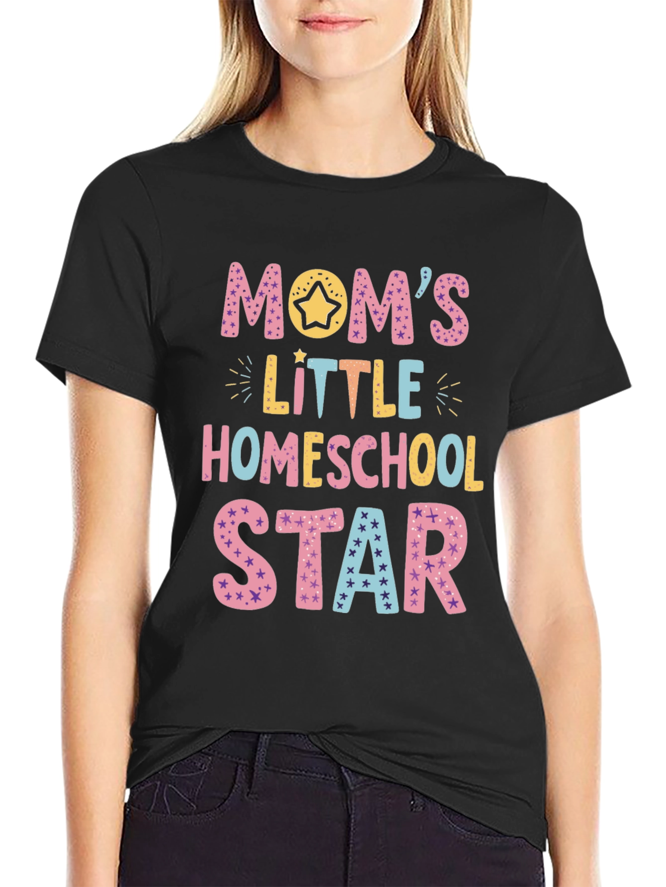 Moms Little Homeschool Star T-Shirt