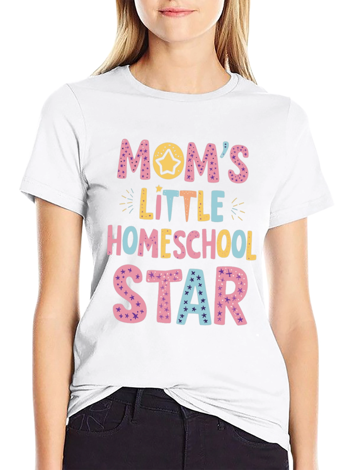 Moms Little Homeschool Star T-Shirt