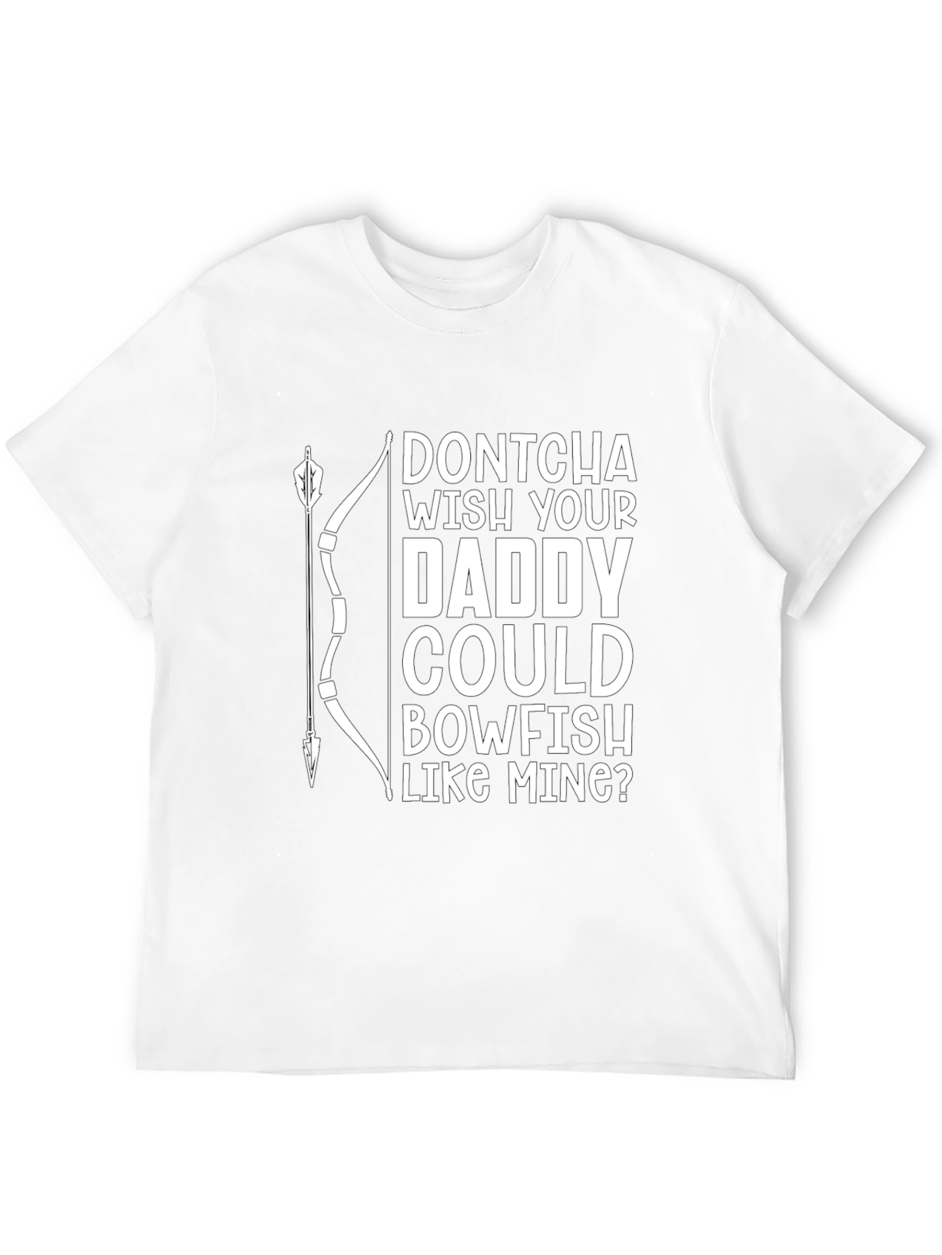 Bowfishing Daddy T-Shirt - Novelty Fishing Apparel