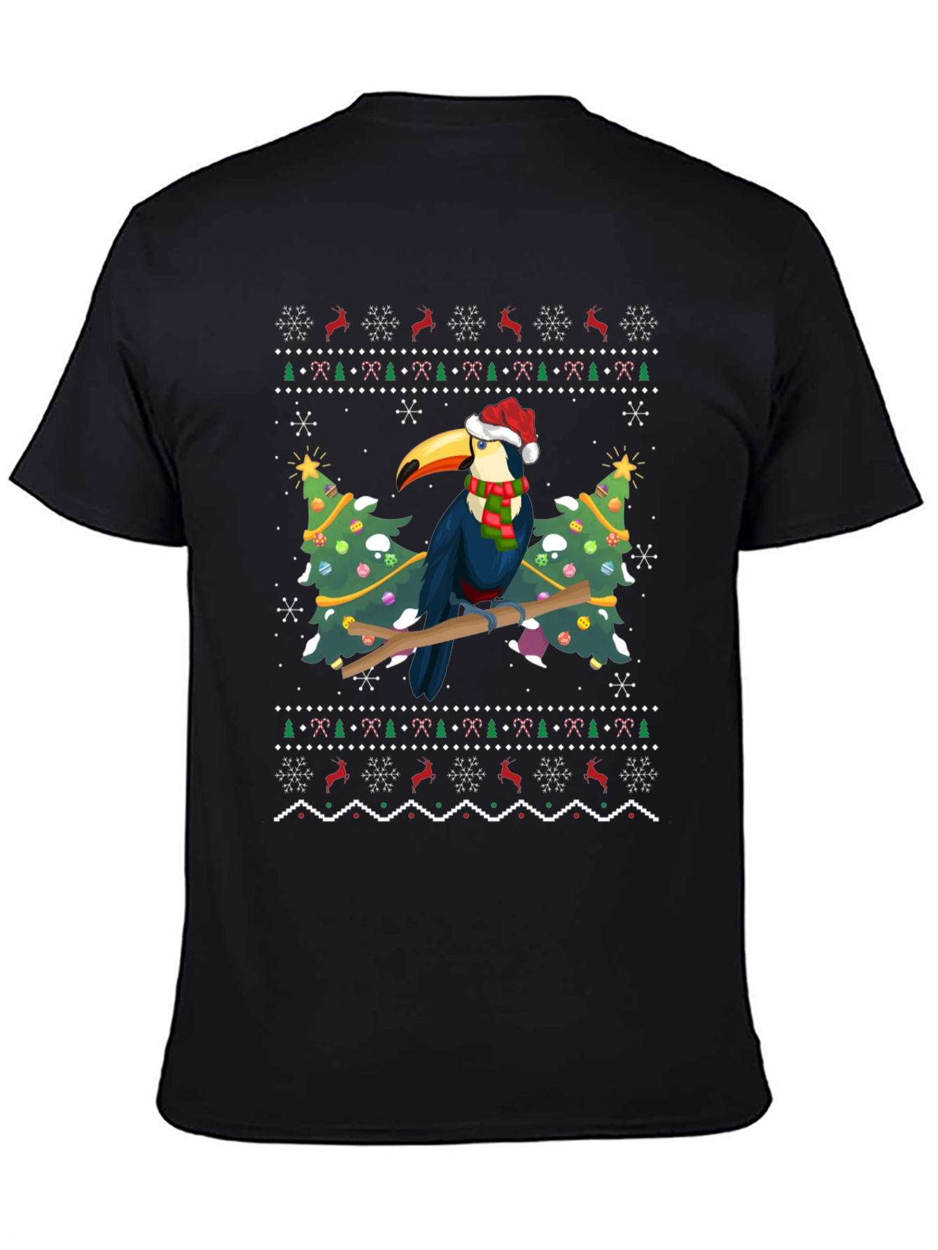 Holiday Toucan T-Shirt - Festive Christmas Design