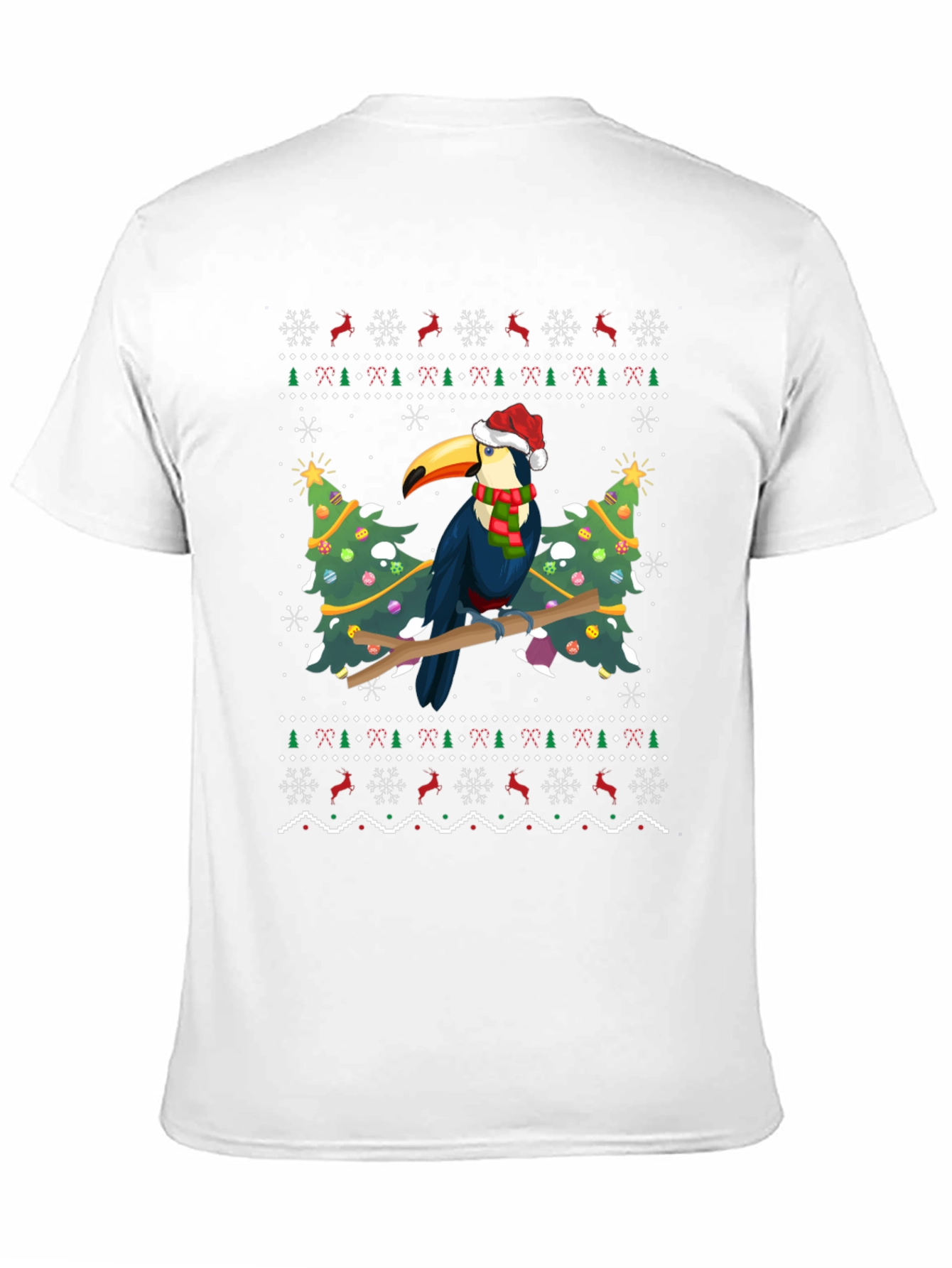 Holiday Toucan T-Shirt - Festive Christmas Design